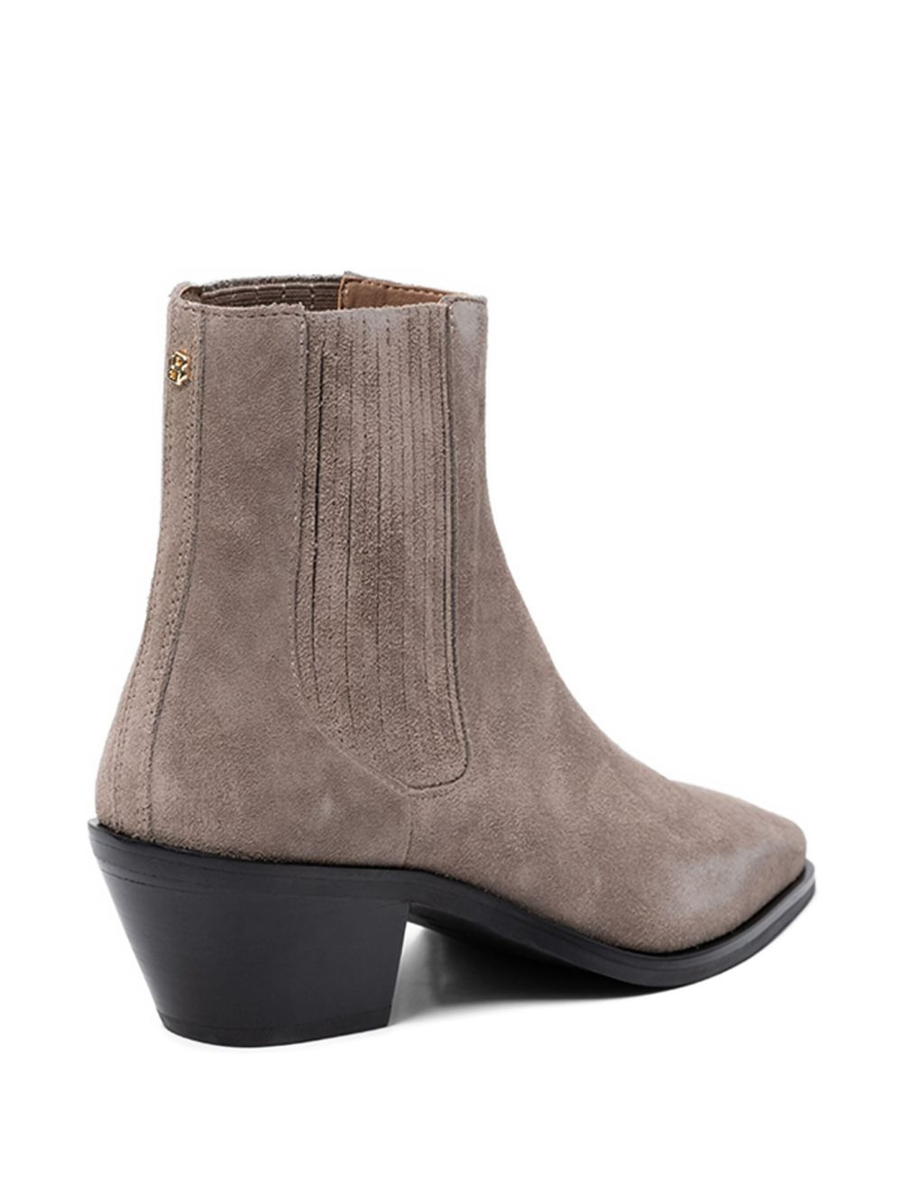 suede pointed-toe ankle boots - 3