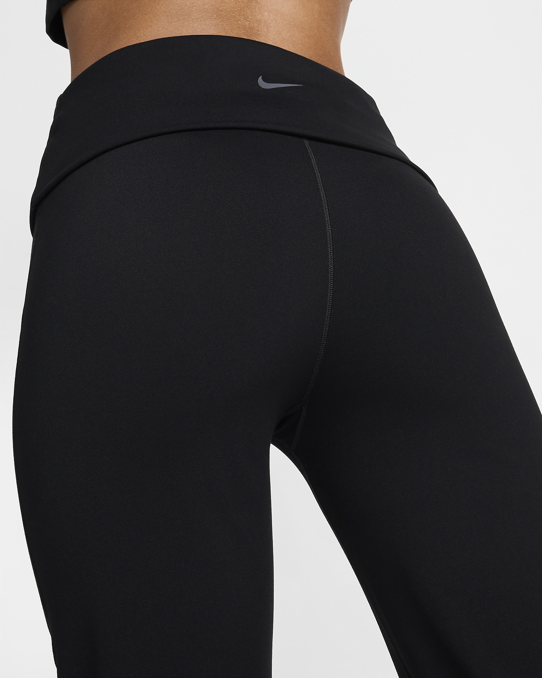 Nike One Women's Dri-FIT High-Waisted Fold-Over Pants - 6