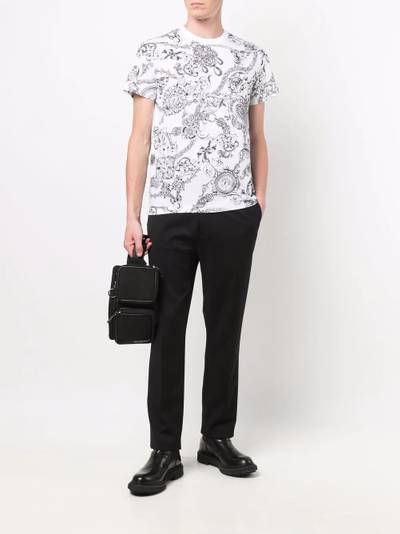 VERSACE JEANS COUTURE baroque-print short-sleeved T-shirt outlook