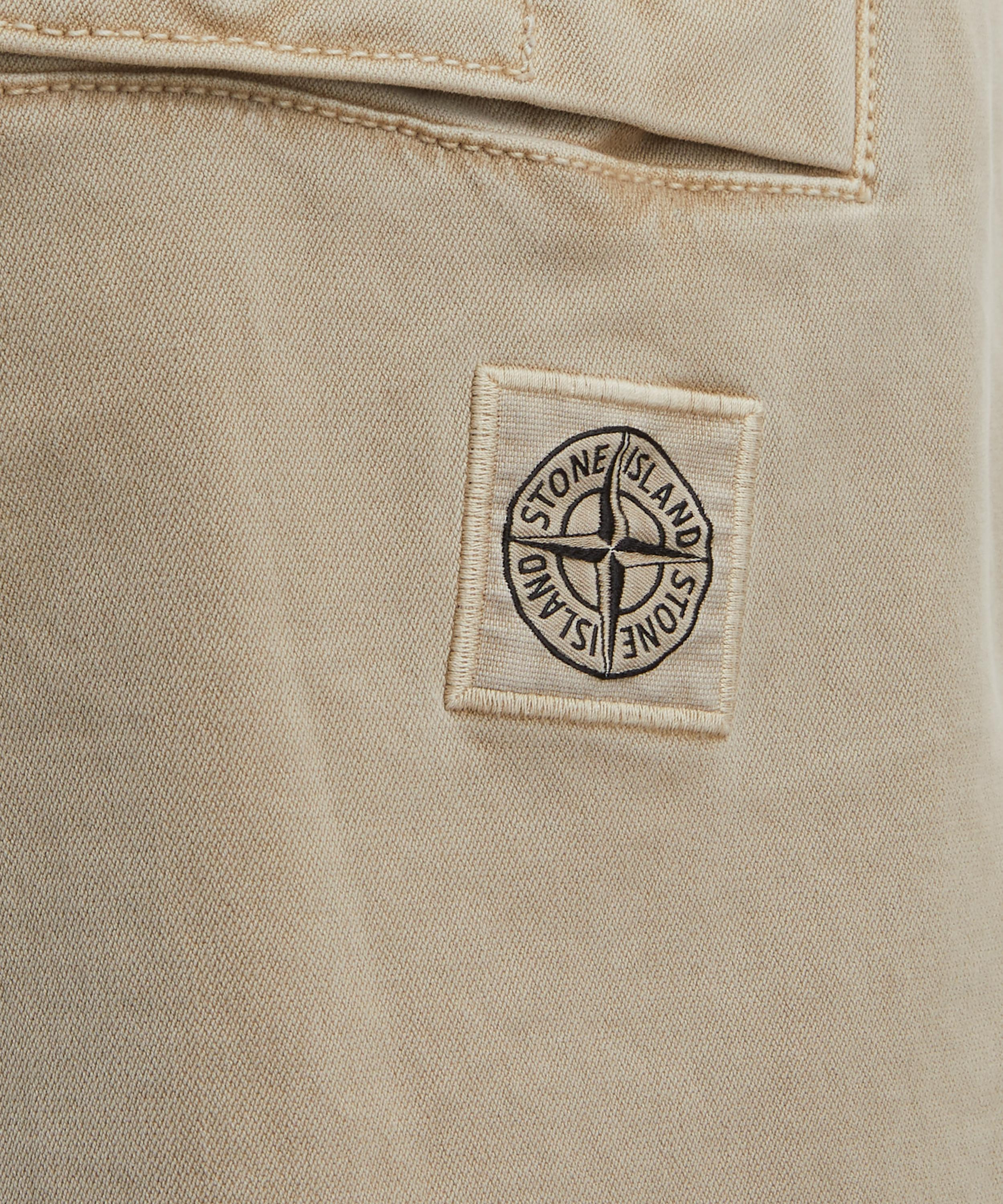 Stretch Broken Twill Cotton Old Effect Chino Trousers - 5