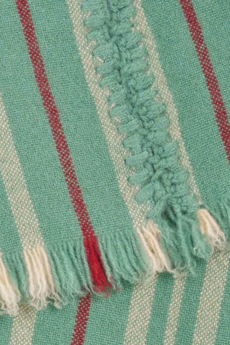 The Elder Statesman JUNIPER STRIPE BLANKET outlook