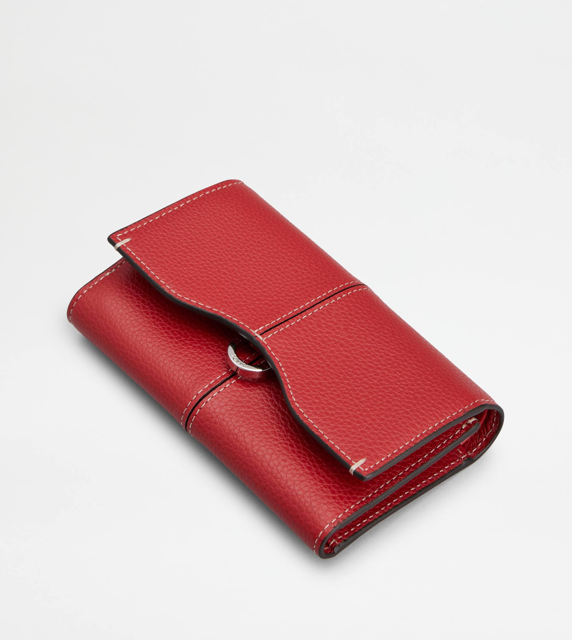 WALLET IN LEATHER - RED - 3