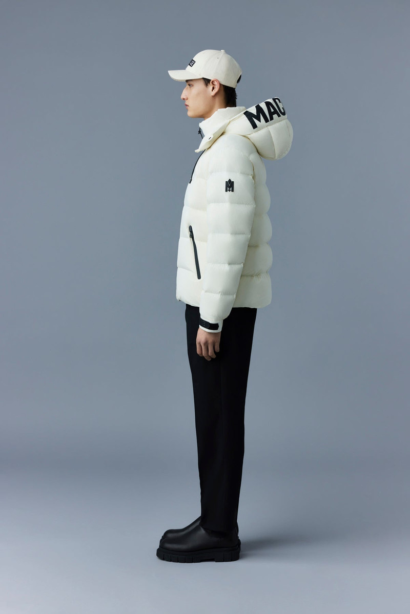 SAMUEL Stretch light down jacket with hood 3