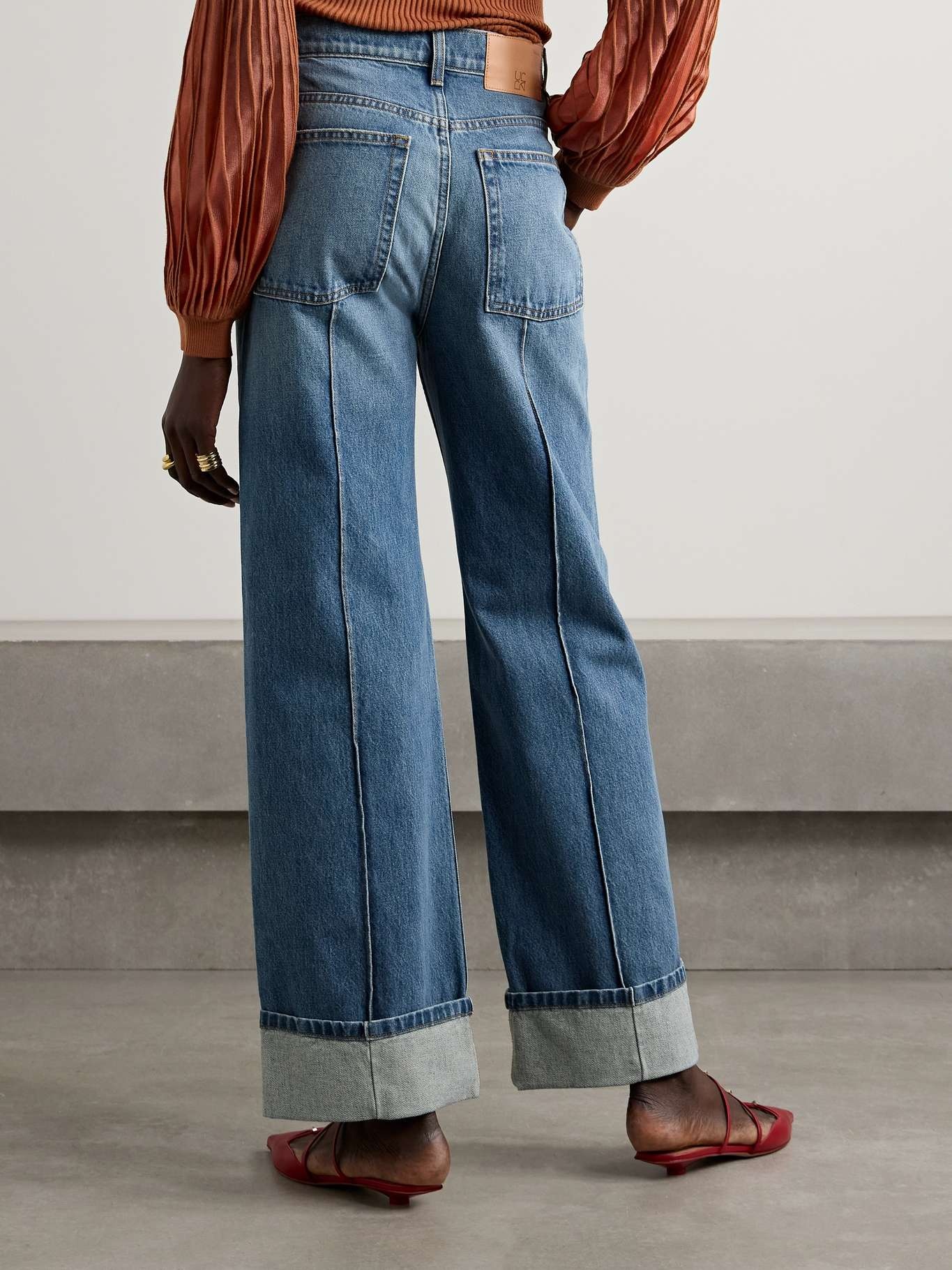 The Genevieve high-rise wide-leg jeans - 3