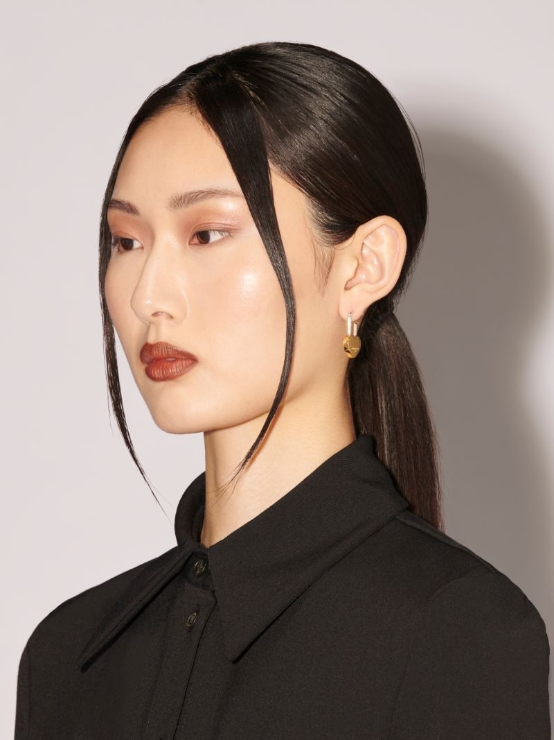 AMBUSH®︎ SMALL HEART PADLOCK EARRING Ambush SMALL HEART PADLOCK EARRING | REVERSIBLE
