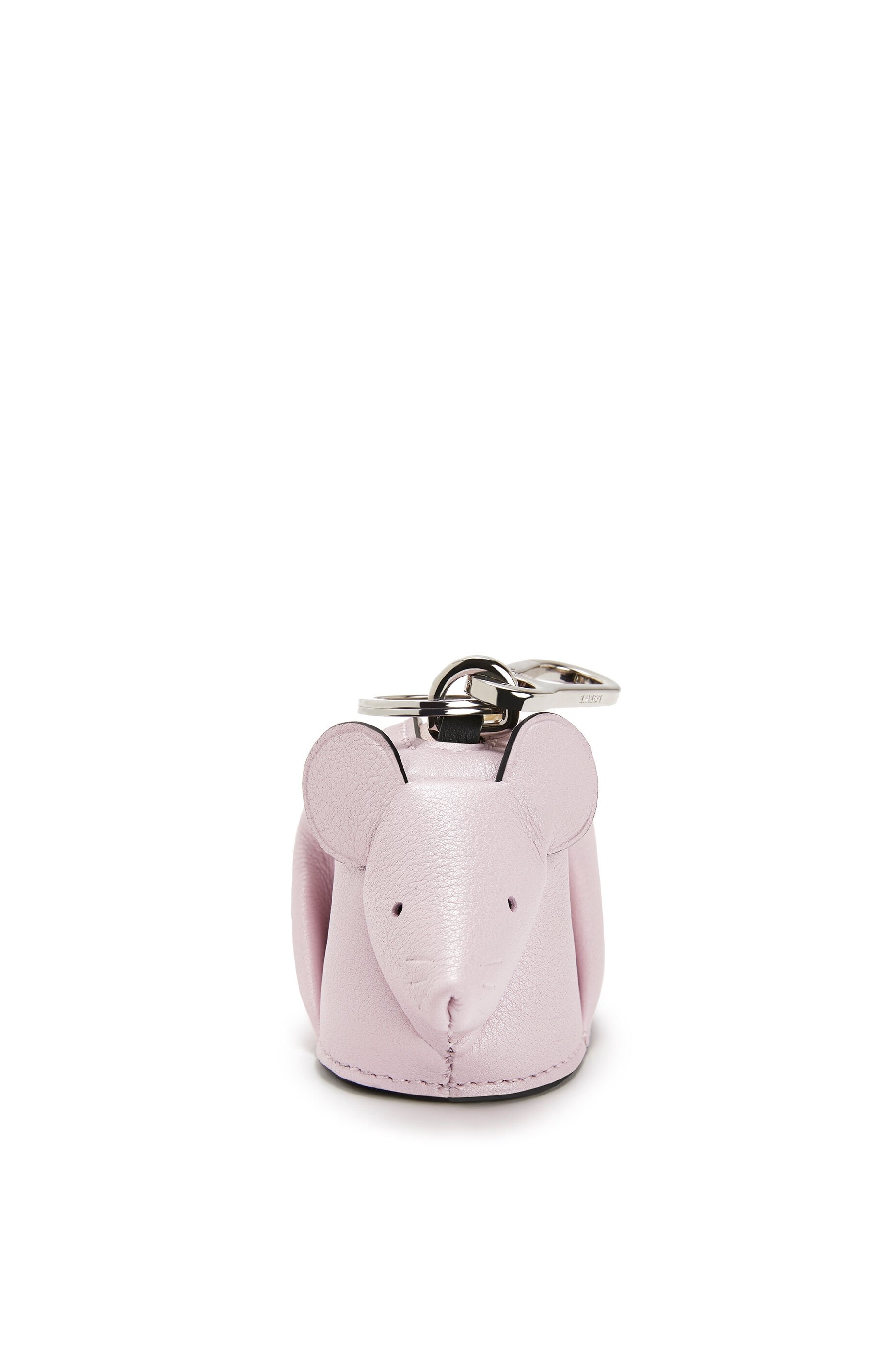 Mouse charm in pearlized calfskin - 4