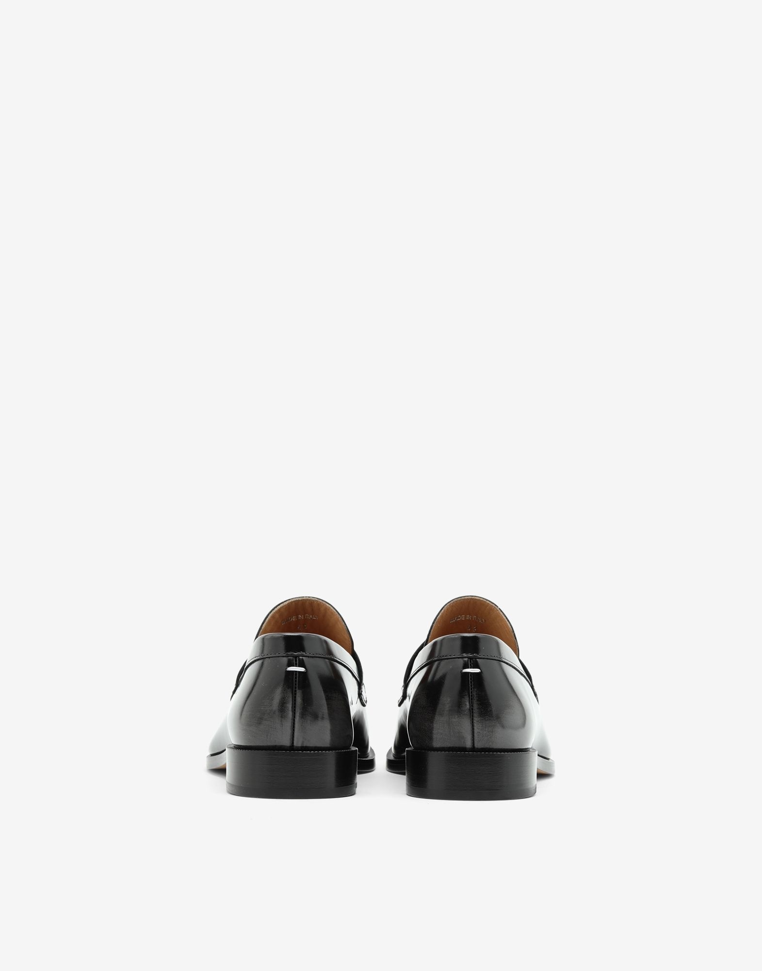 Tabi brushed leather loafers - 3