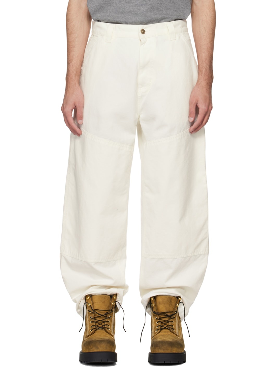 Off-White Wide Panel Trousers - 1