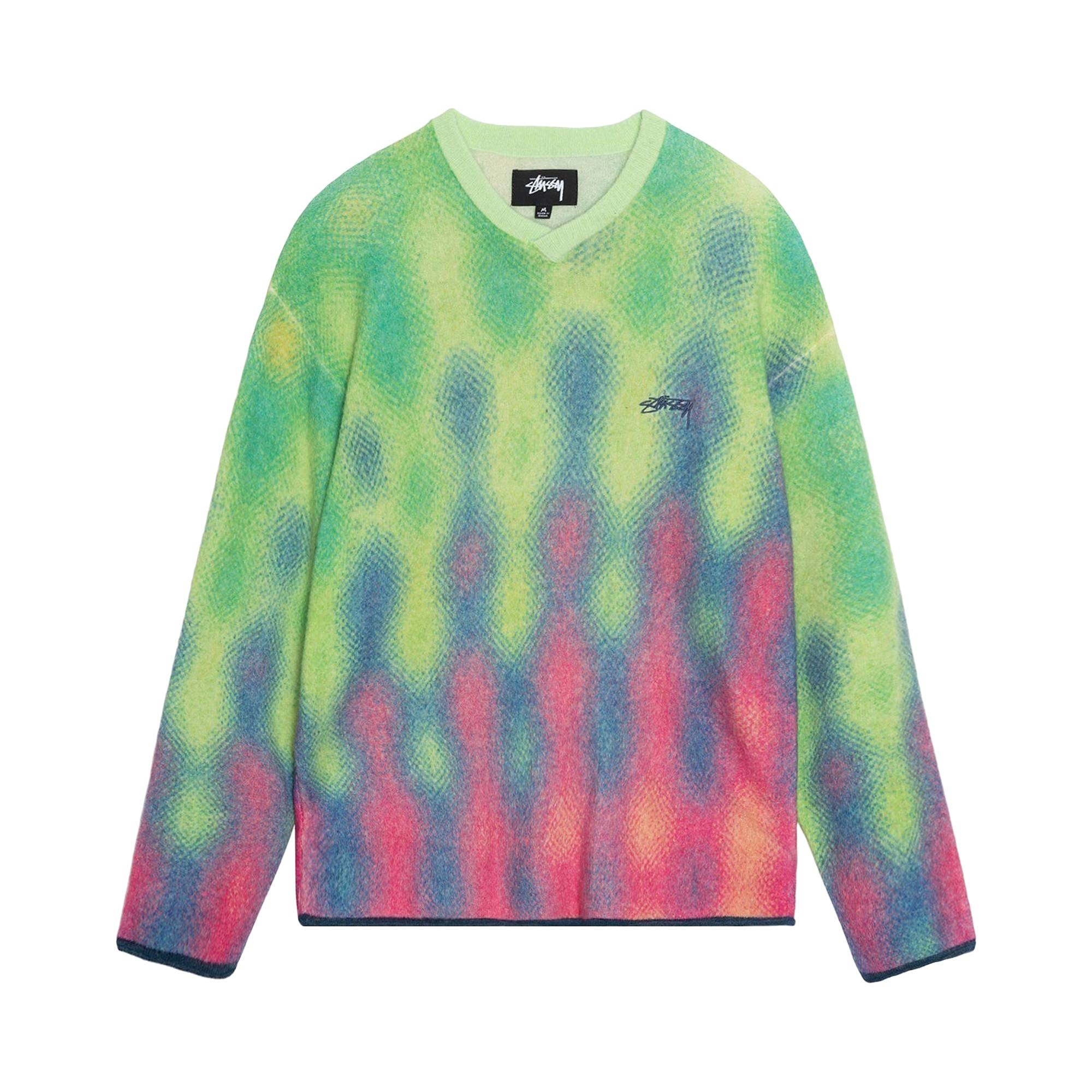 Stussy Gradient Dot Brushed Sweater 'Multicolor' - 1