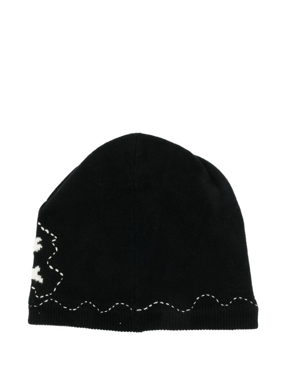 skull-embellished beanie - 2