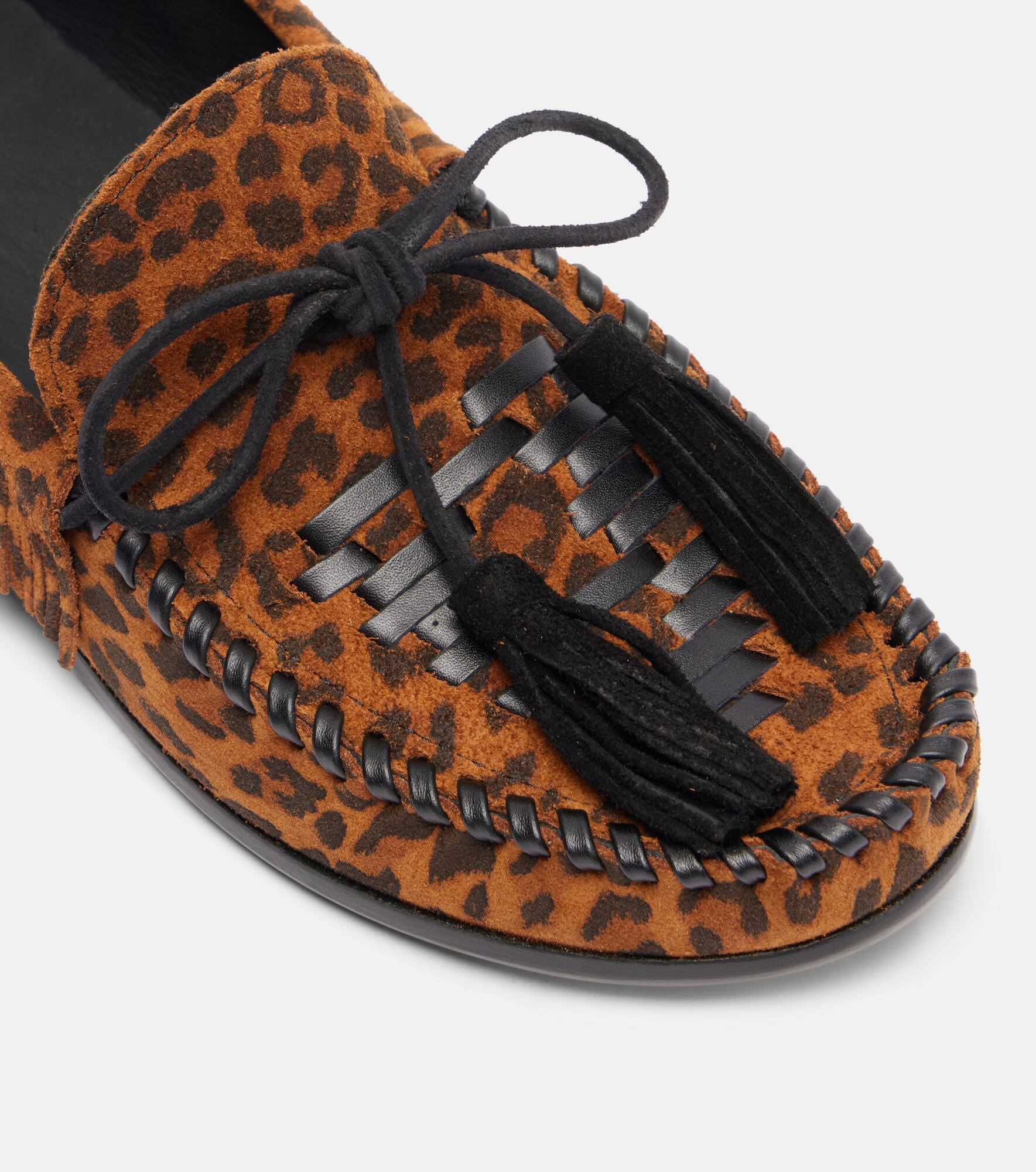 Fitza fringed suede loafers - 5