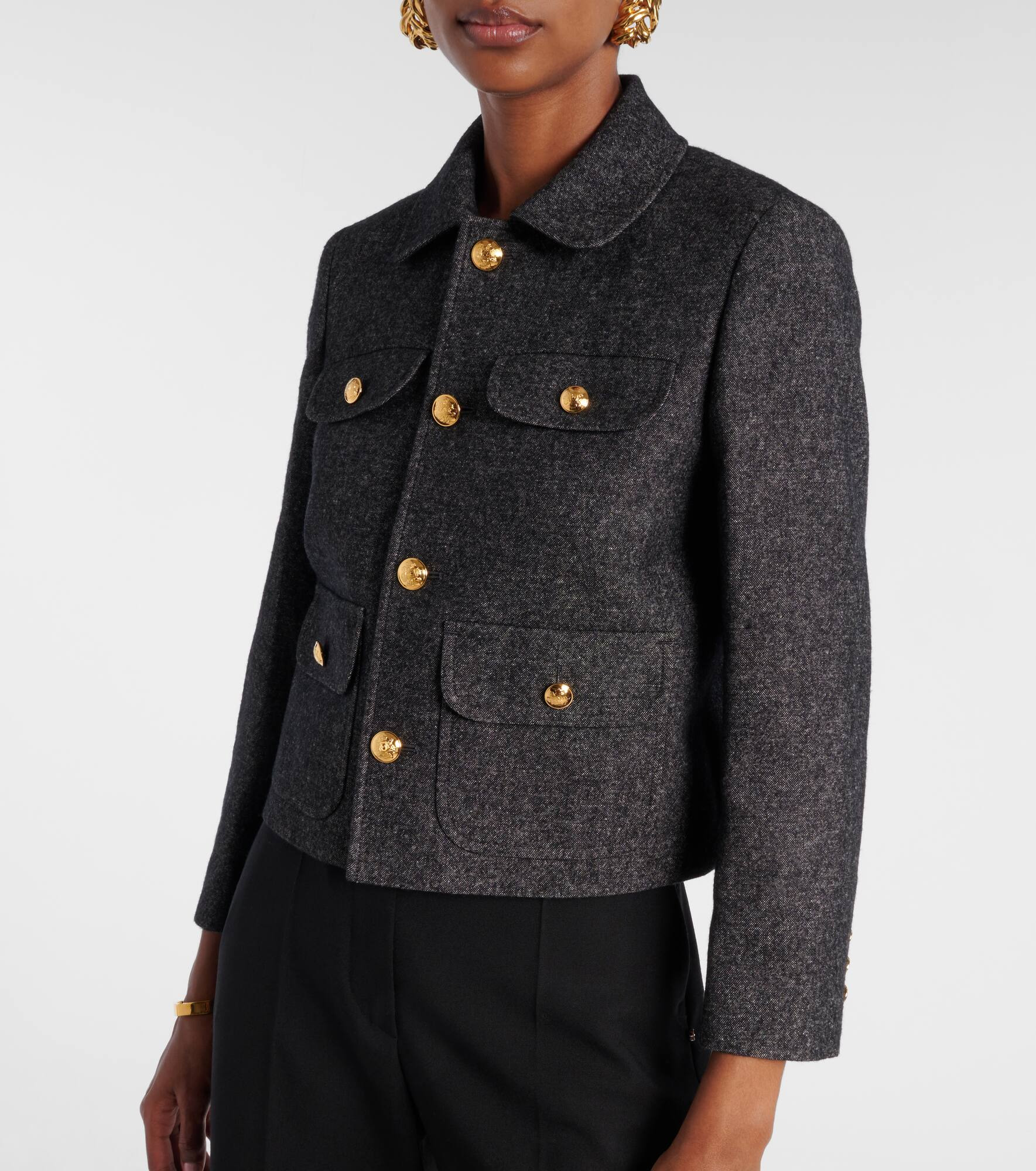 Chamonix cotton and wool-blend jacket - 6