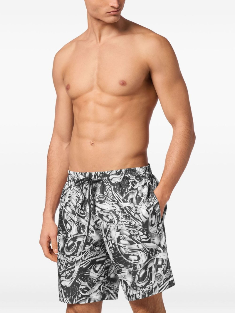 PHILIPP PLEIN Boxer swim shorts outlook