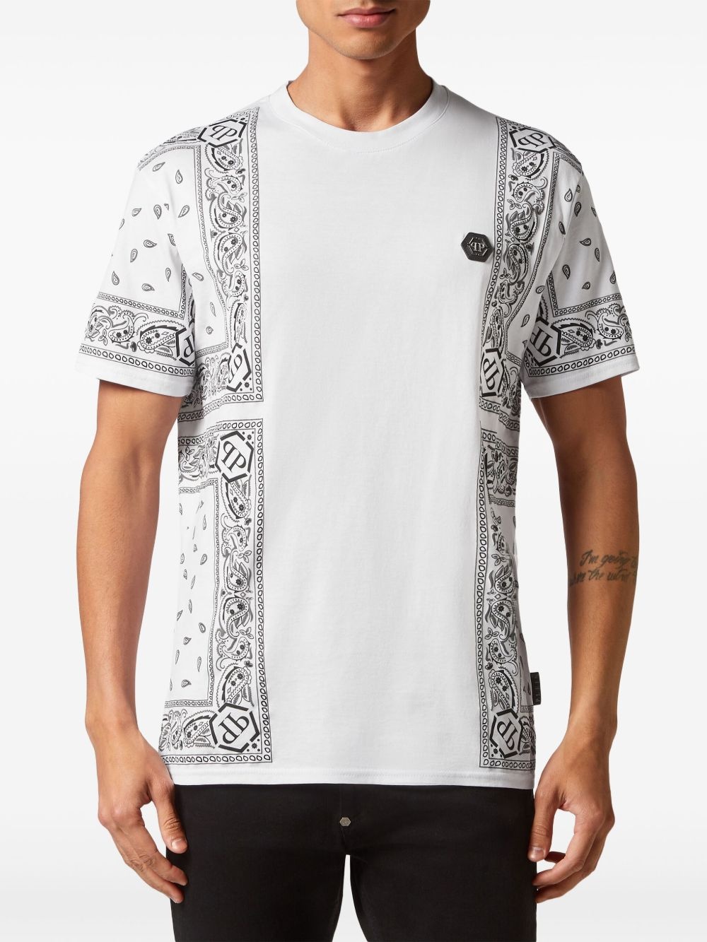 paisley-print T-shirt - 3