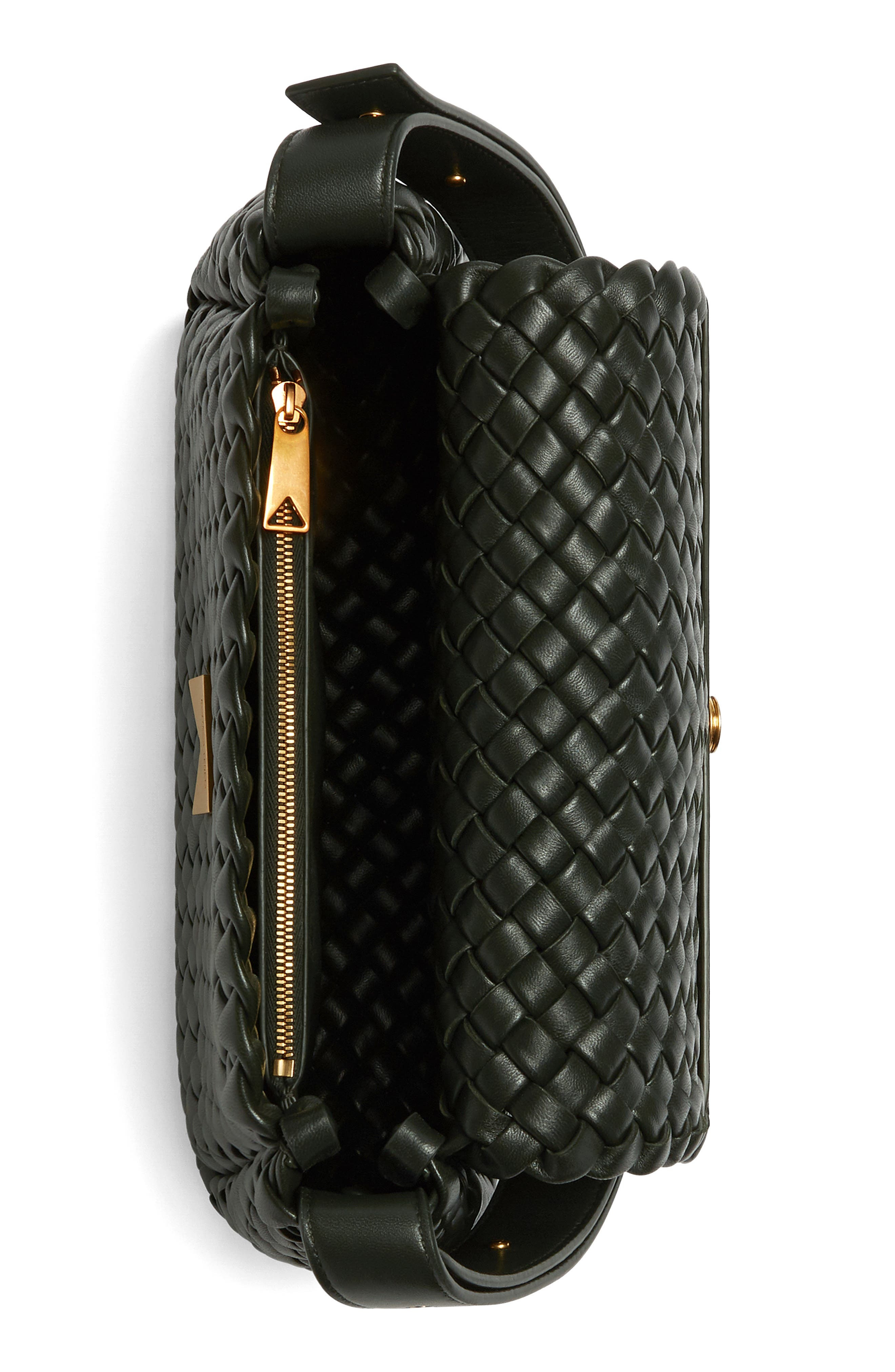 Cobble Padded Intrecciato Leather Shoulder Bag - 4