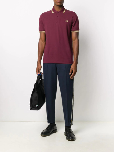 Fred Perry side stripe track pants outlook