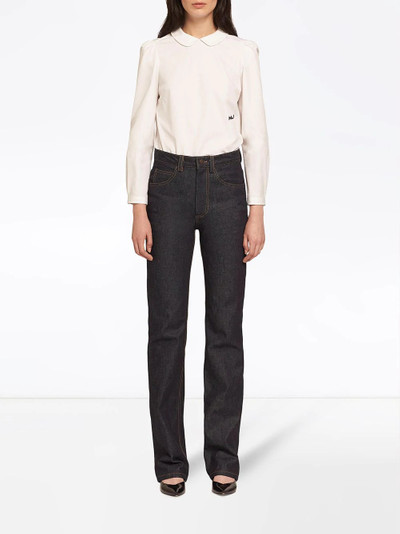 Marc Jacobs high rise straight-leg jeans outlook