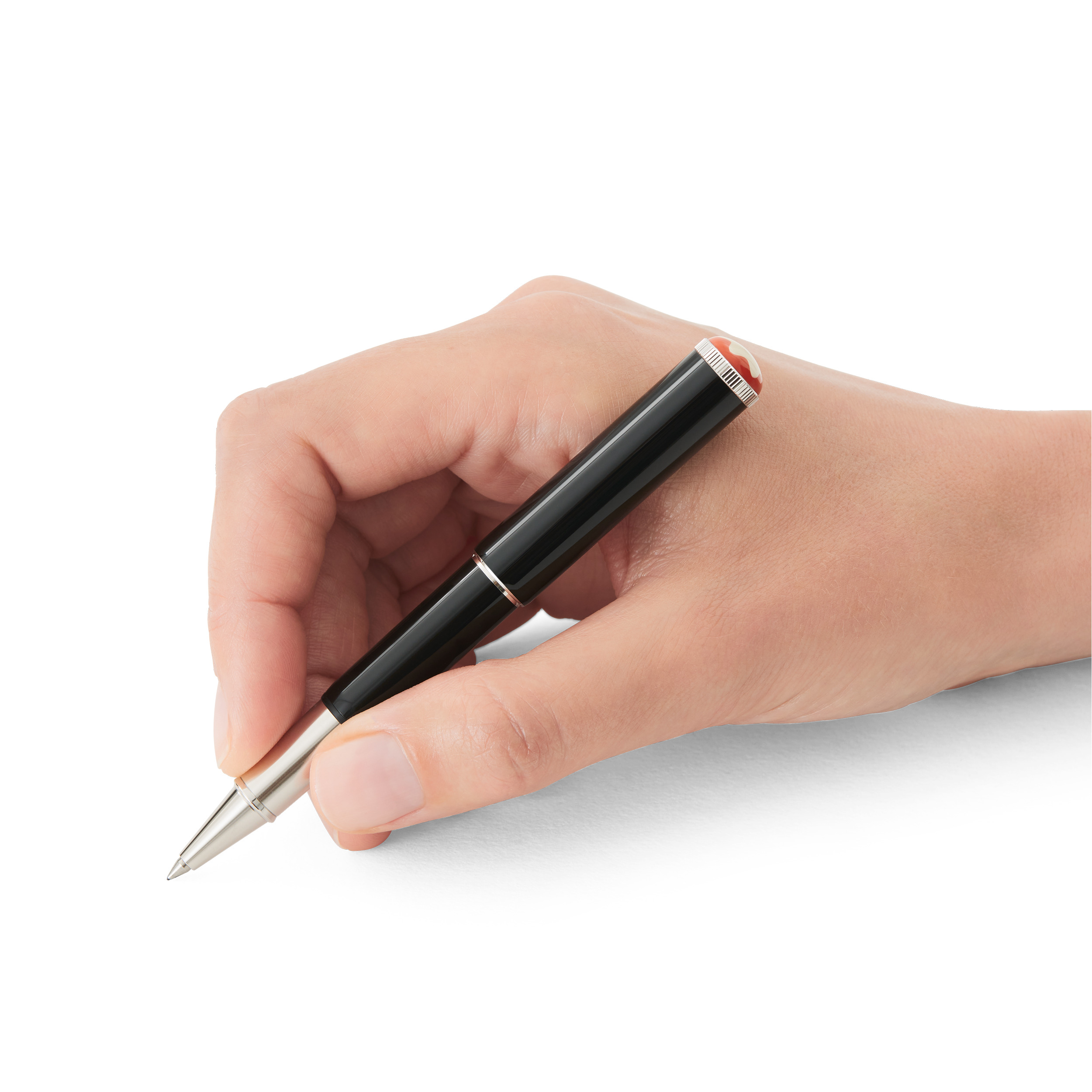 MONTBLANC HERITAGE ROUGE ET NOIR "BABY" SPECIAL EDITION BLACK ROLLERBALL - 2