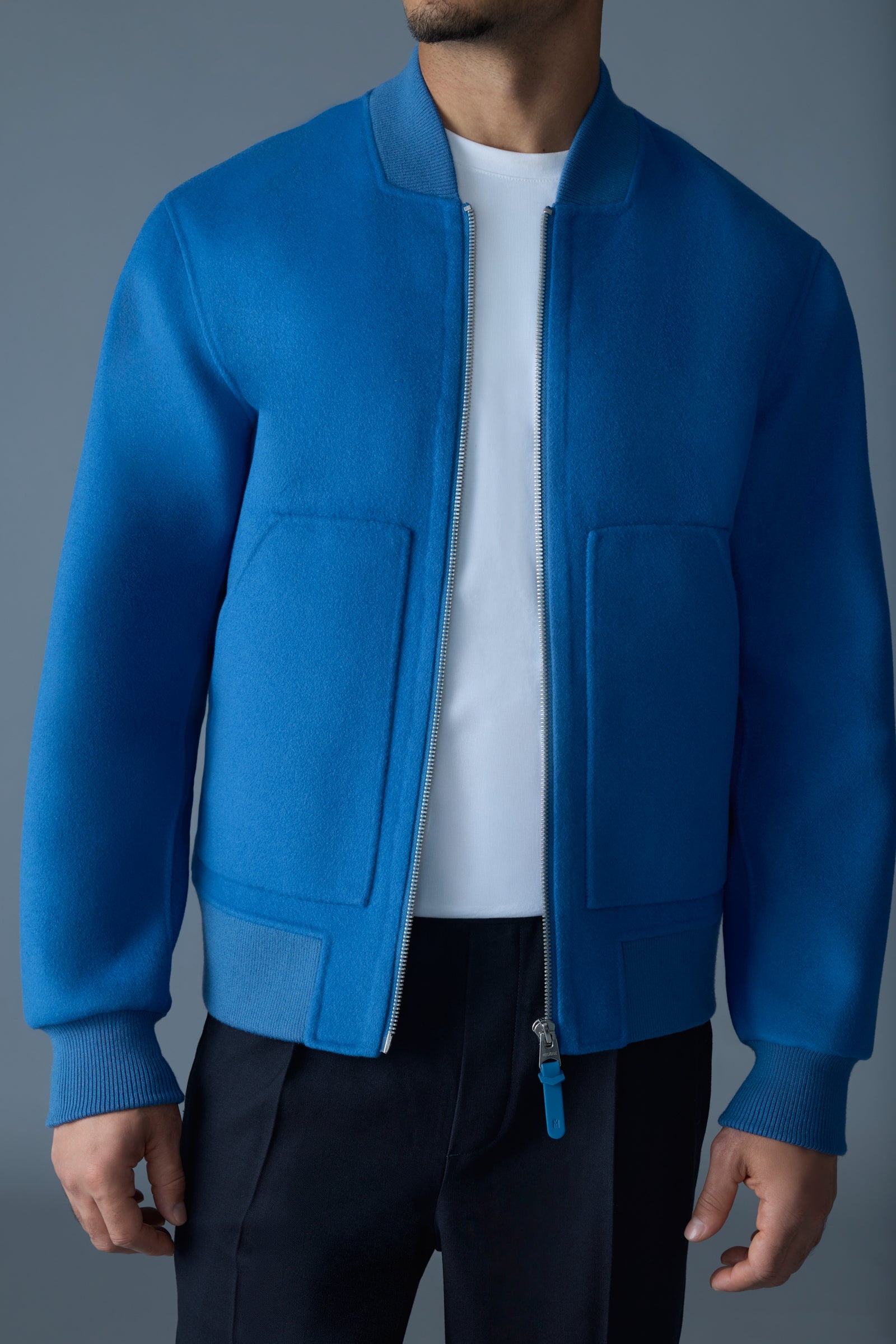 EMILIO-W Wool Bomber Jacket - 5