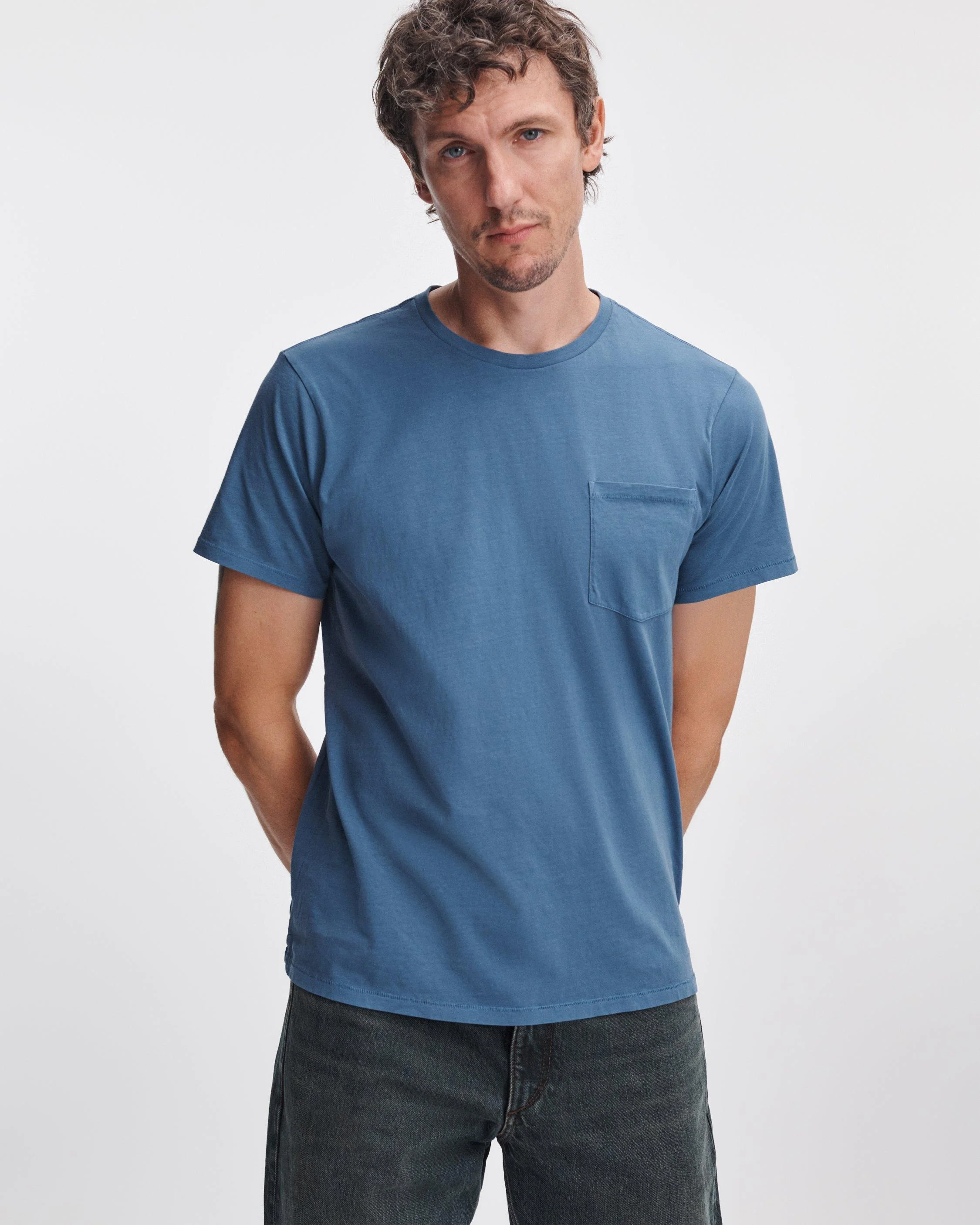 Garment-Dyed Pocket Tee - 1