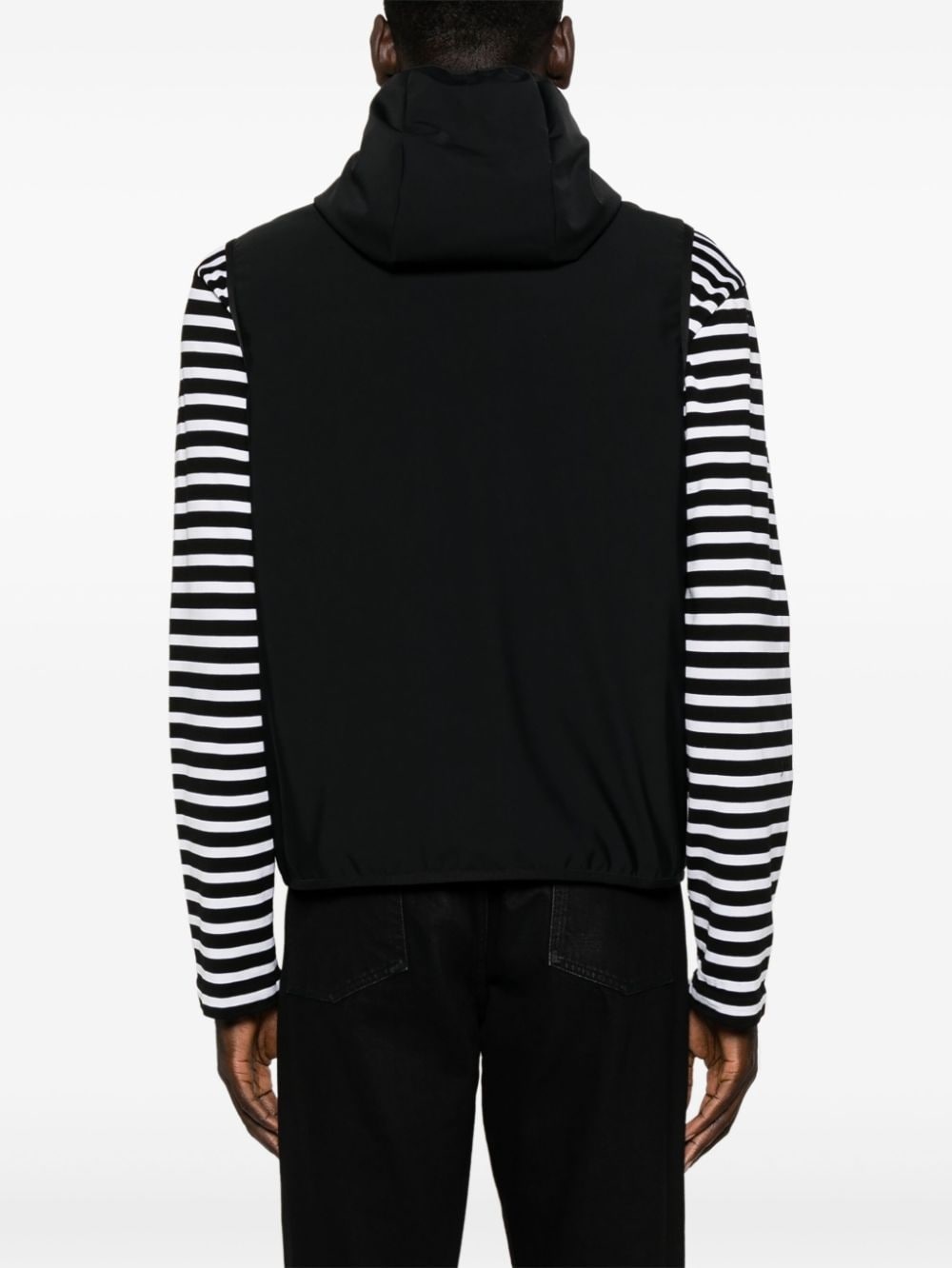 padded hooded gilet - 4