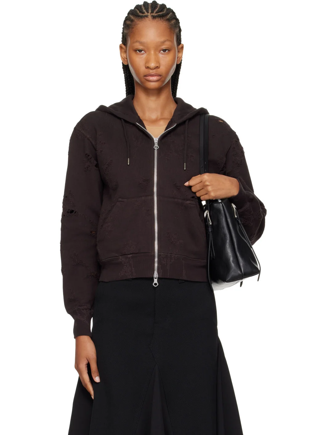 Brown Mischief Hoodie - 1