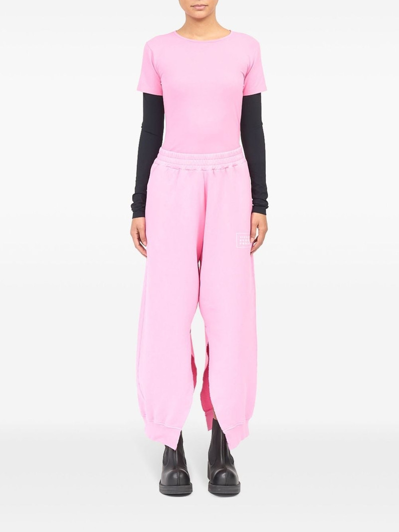 MM6 Maison Margiela slit loose-fit track pants outlook