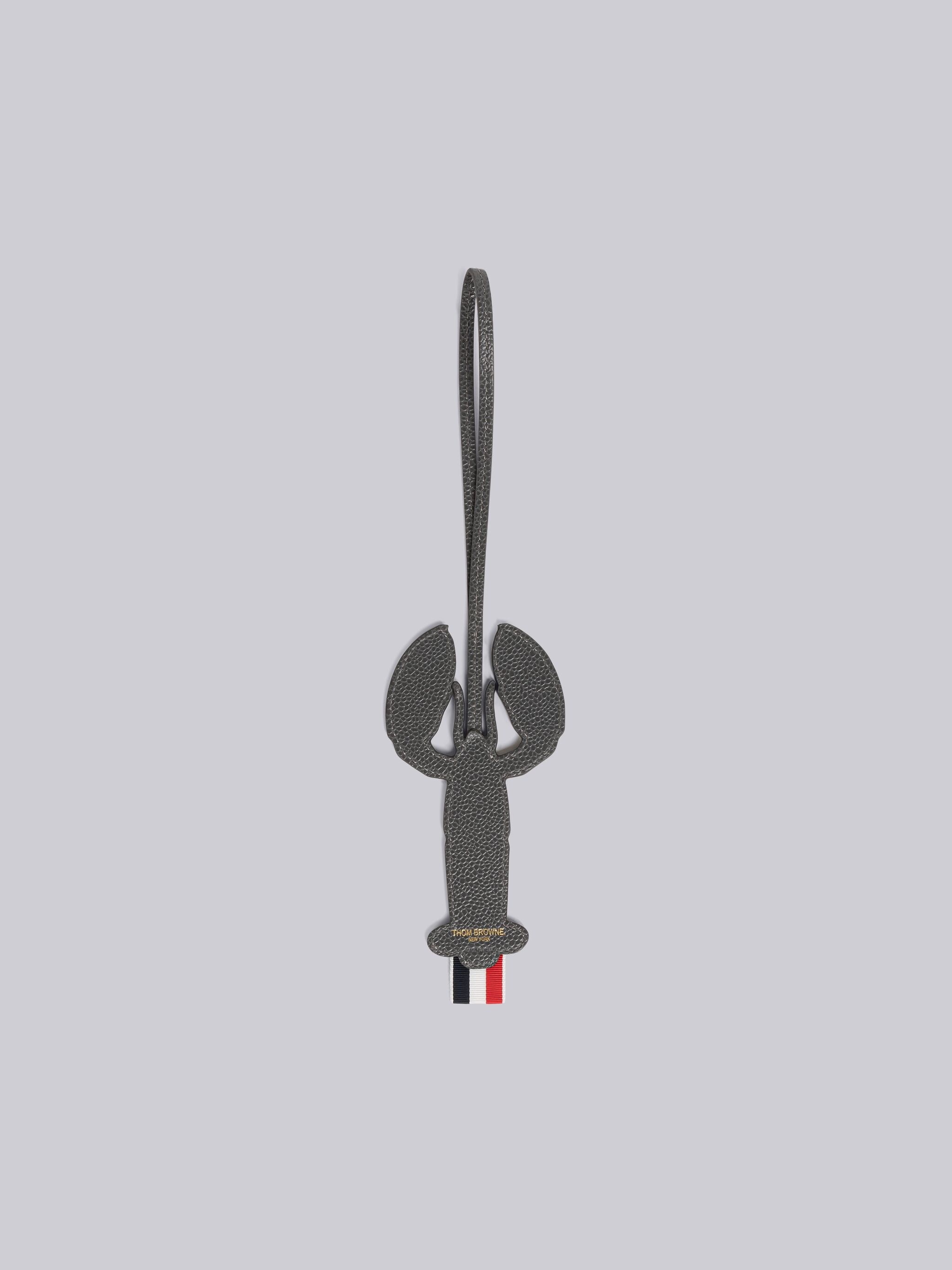 Pebble Grain Leather Lobster Charm - 3