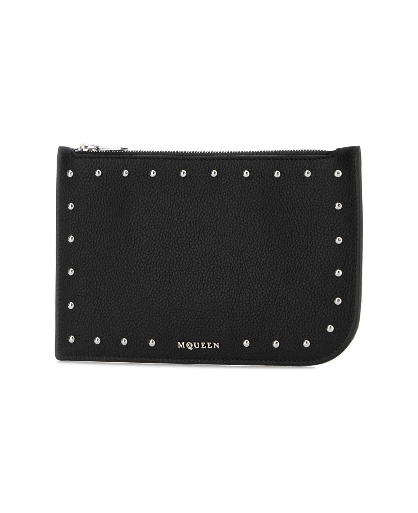 Black Leather Pouch - 2