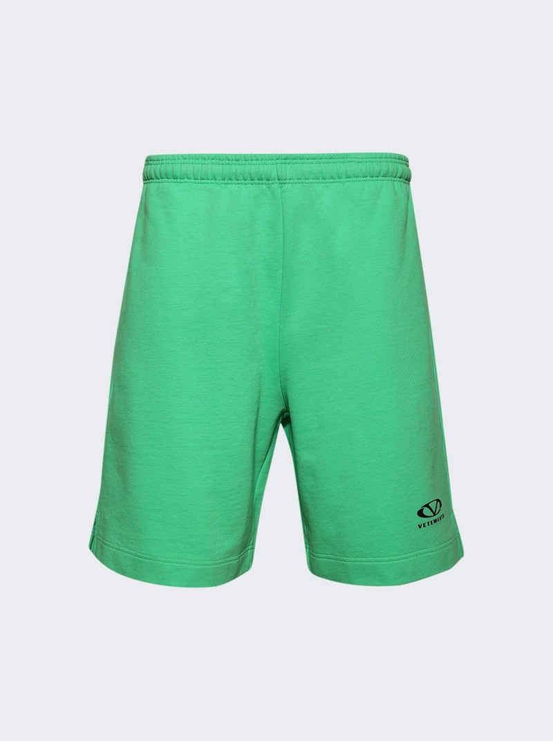 Oval Logo Shorts Neon Green 1