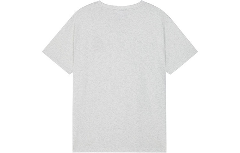 New Balance New Balance Logo Embroidered Round Neck Short Sleeve Gray T-Shirt AMT13573-SAH outlook