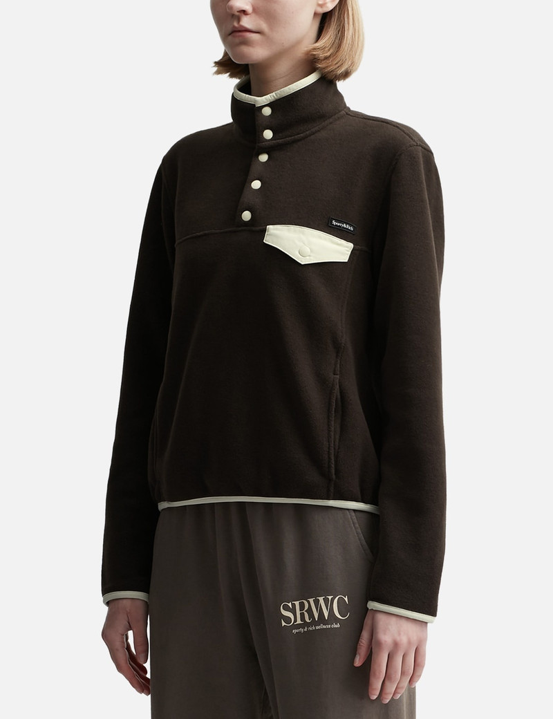BUTTONED POLAR SWEATSHIRT 2