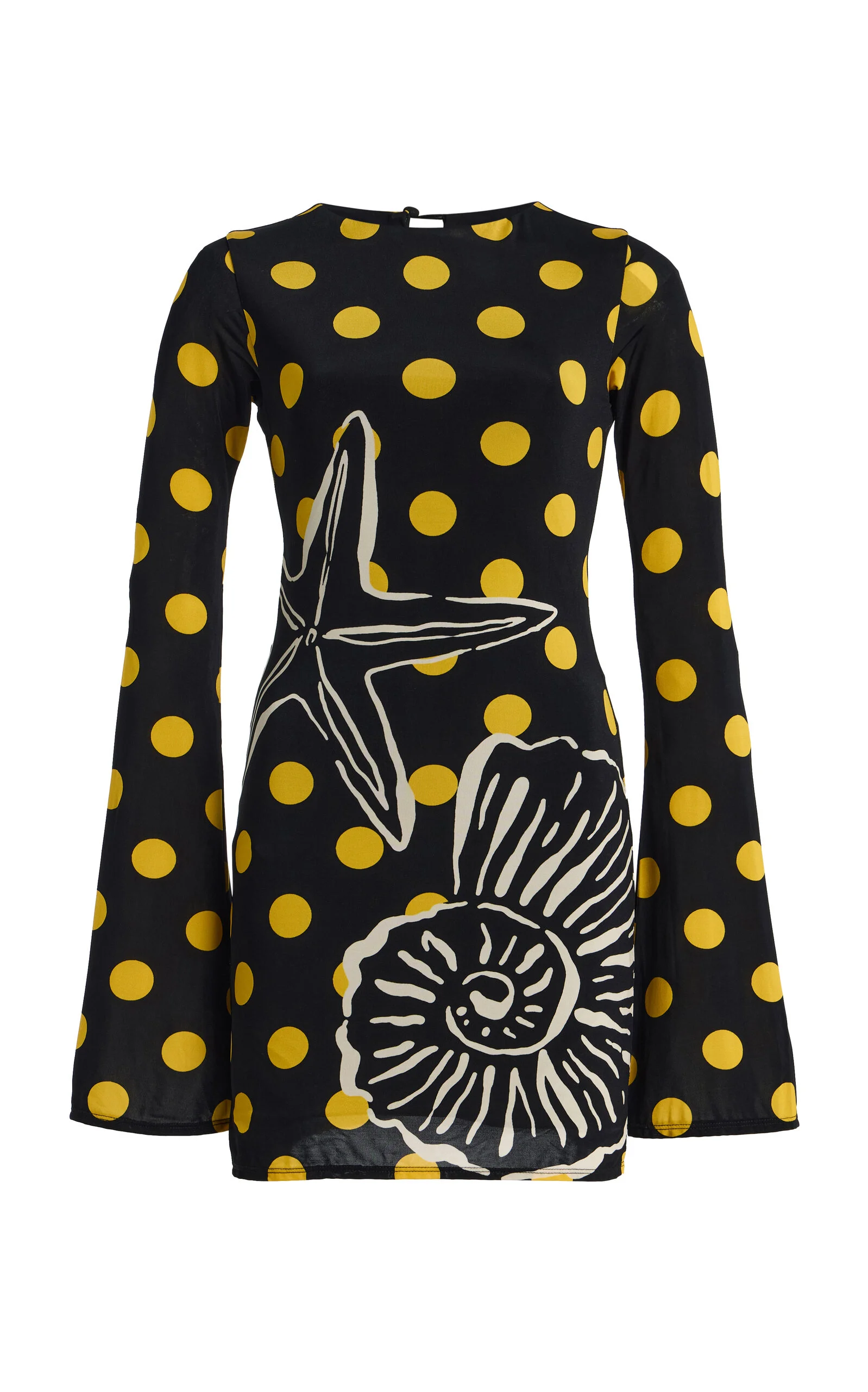 Maisha Printed Mini Dress black - 1