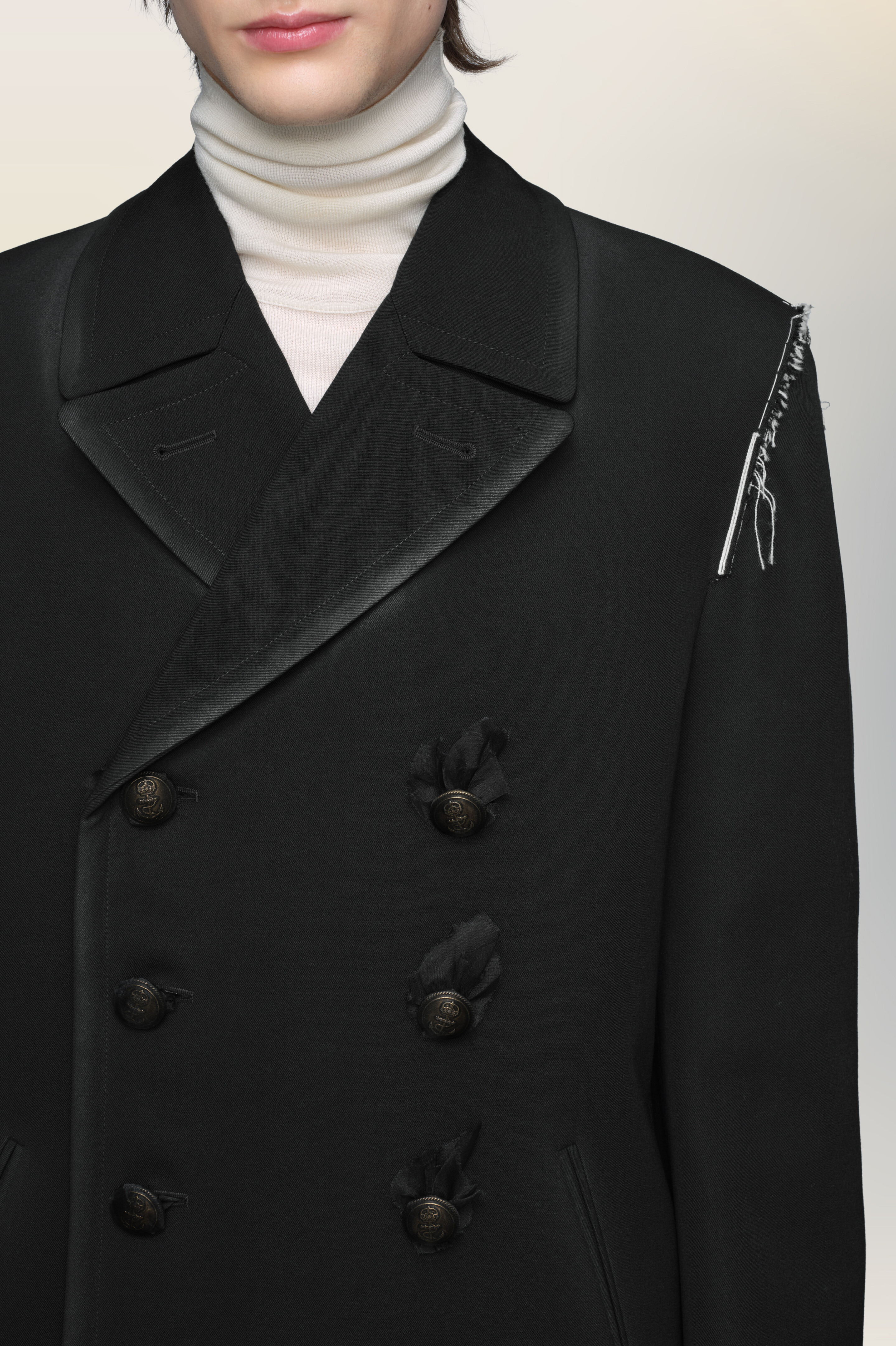 Reversible wool coat - 7