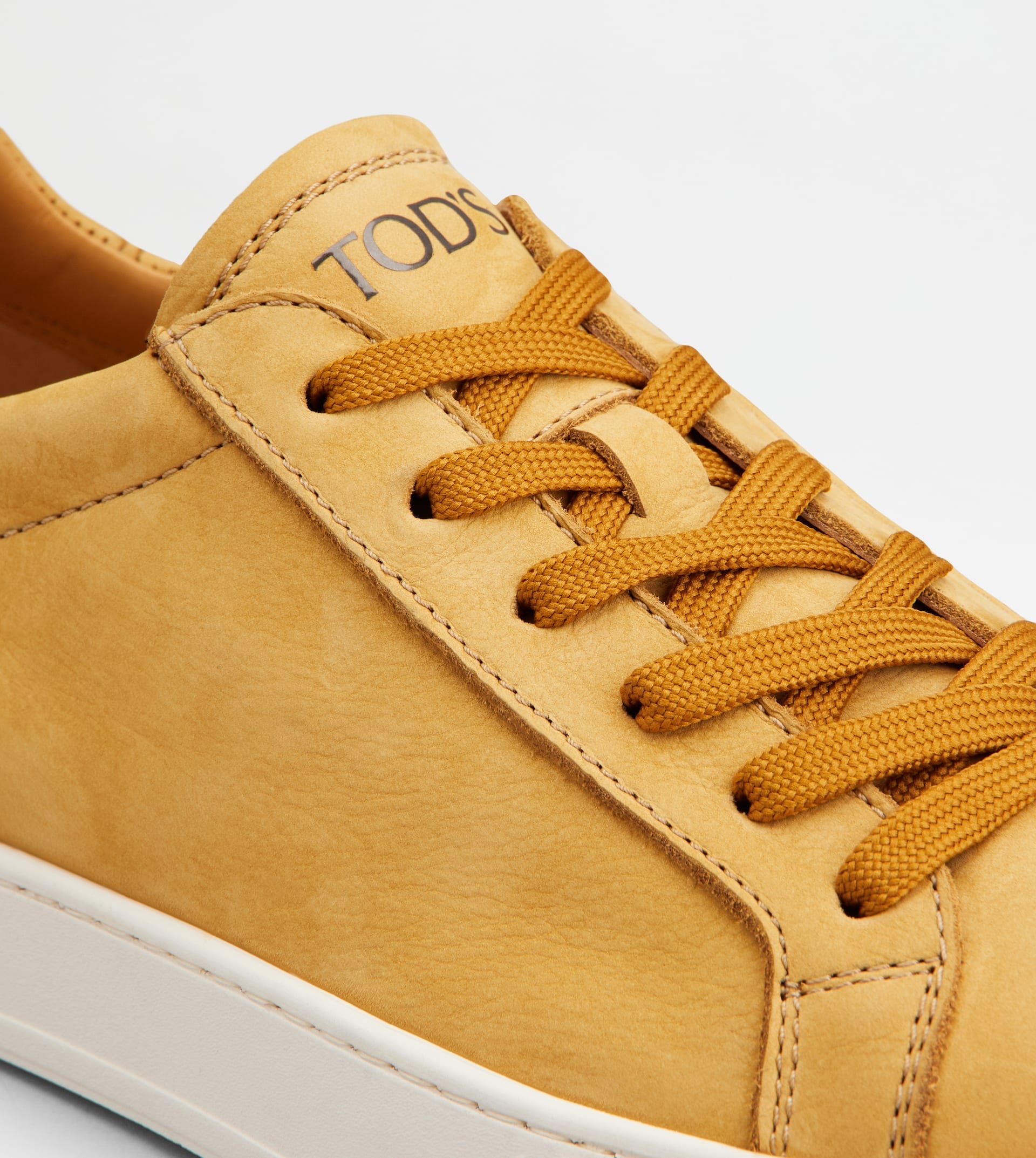 SNEAKERS IN NUBUCK - YELLOW - 5