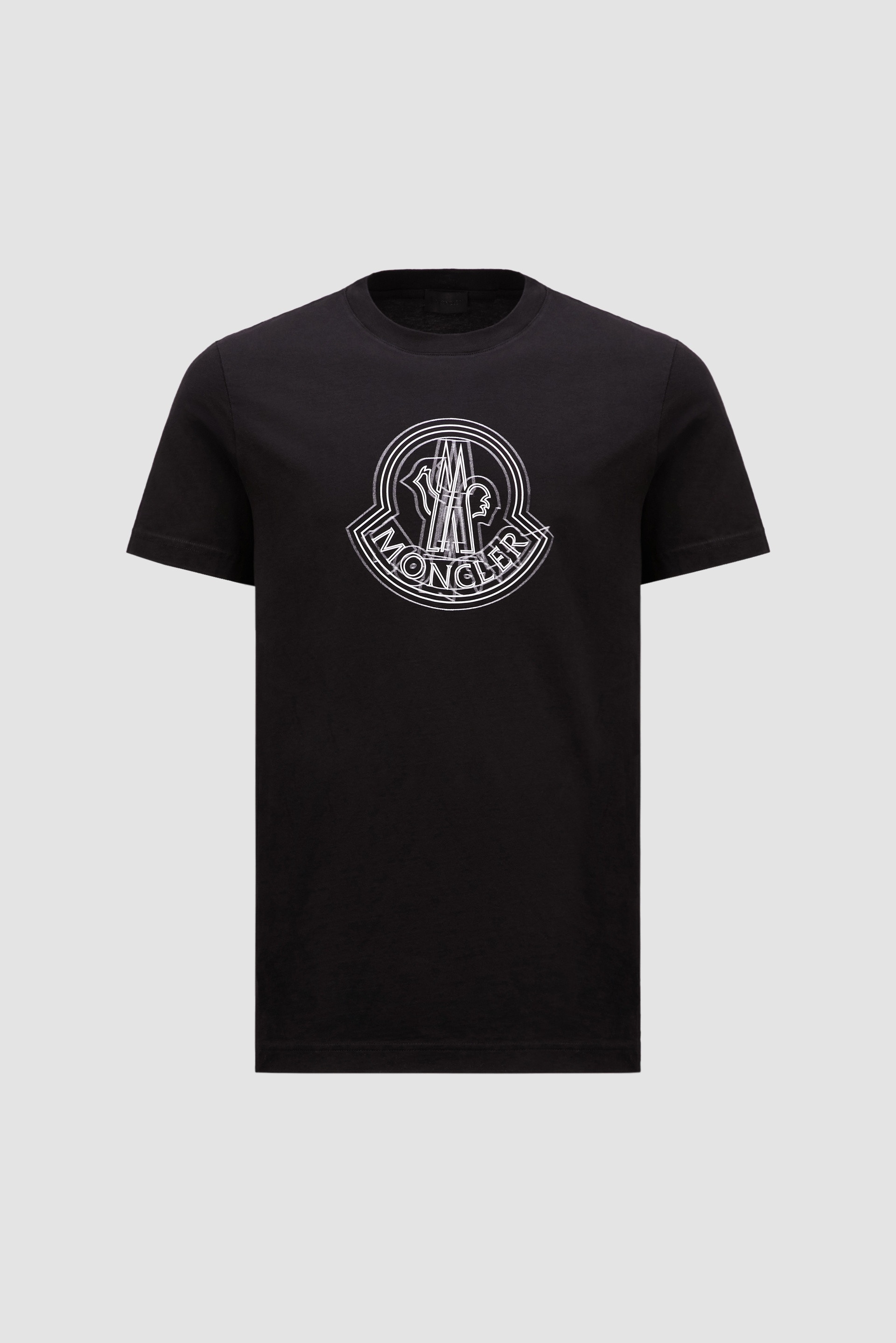 moncler❤︎t Moncler logo-print Cotton T-shirt | Black | FARFETCH