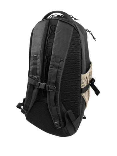 Supreme logo colour-block backpack outlook