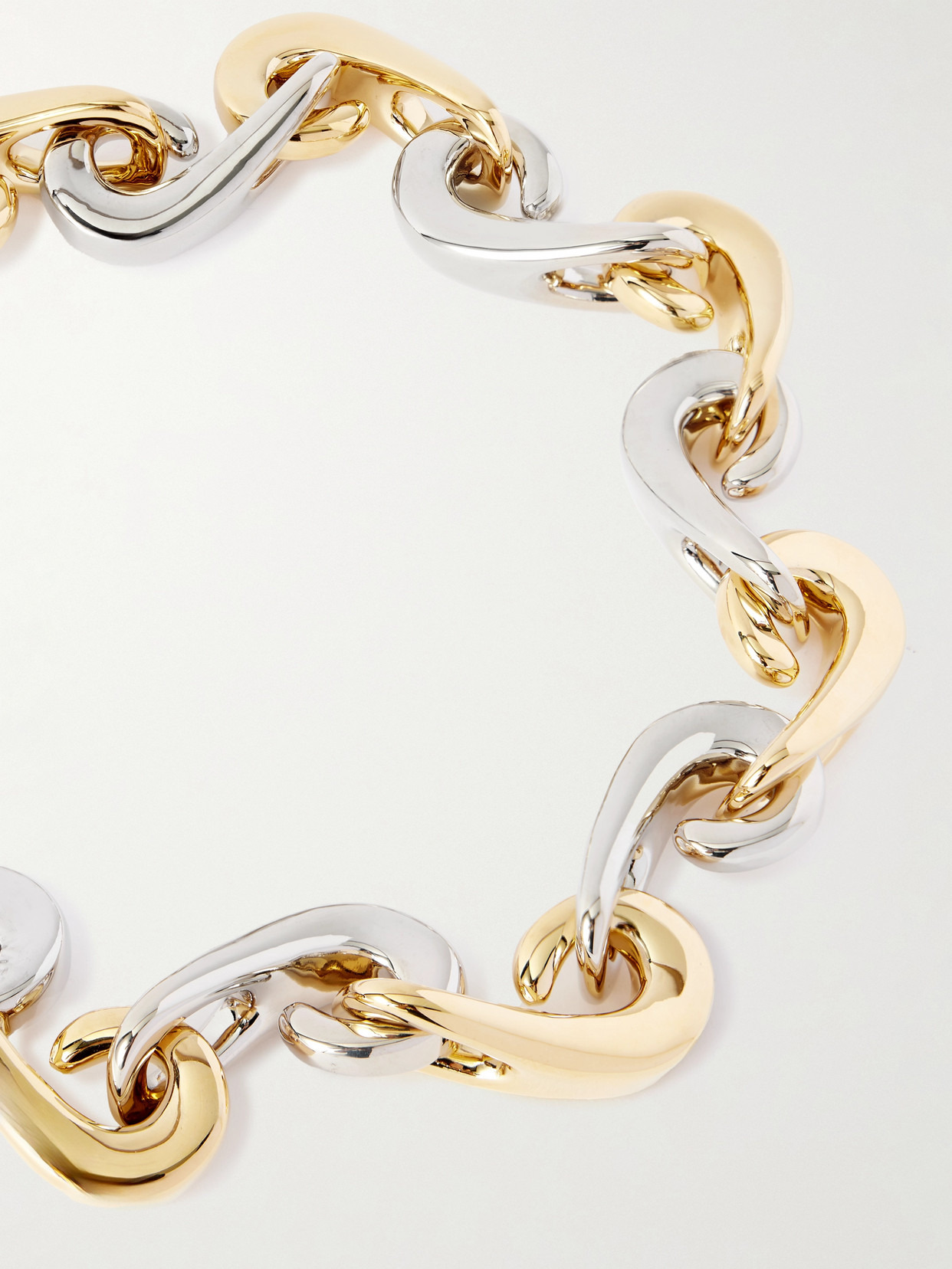 Gold And Silver-tone Necklace - 4