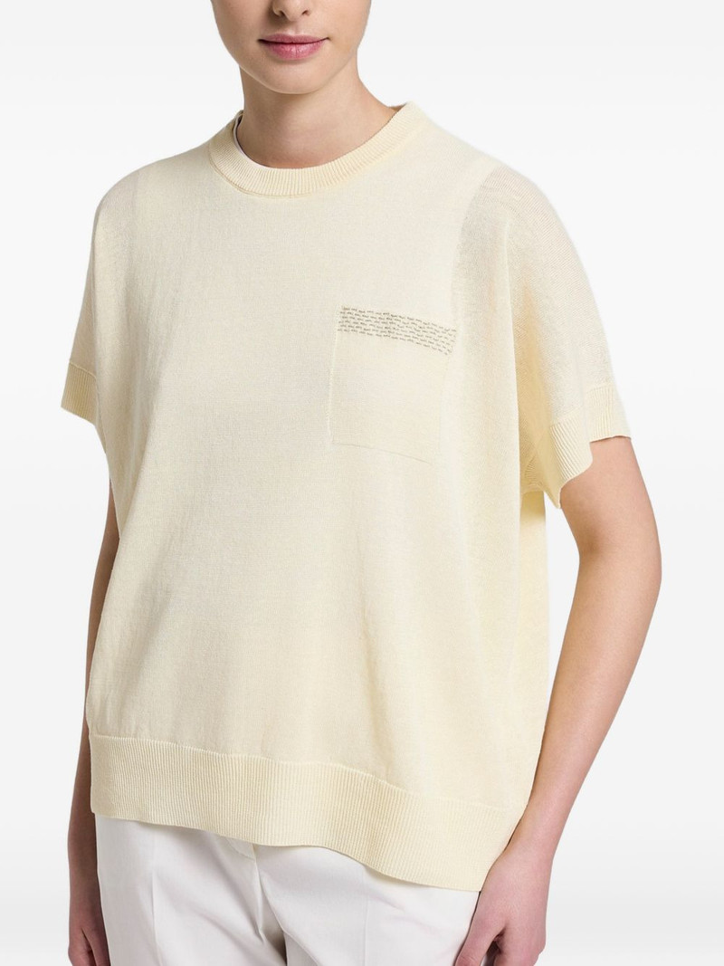bead-embellished pocket sweater 3