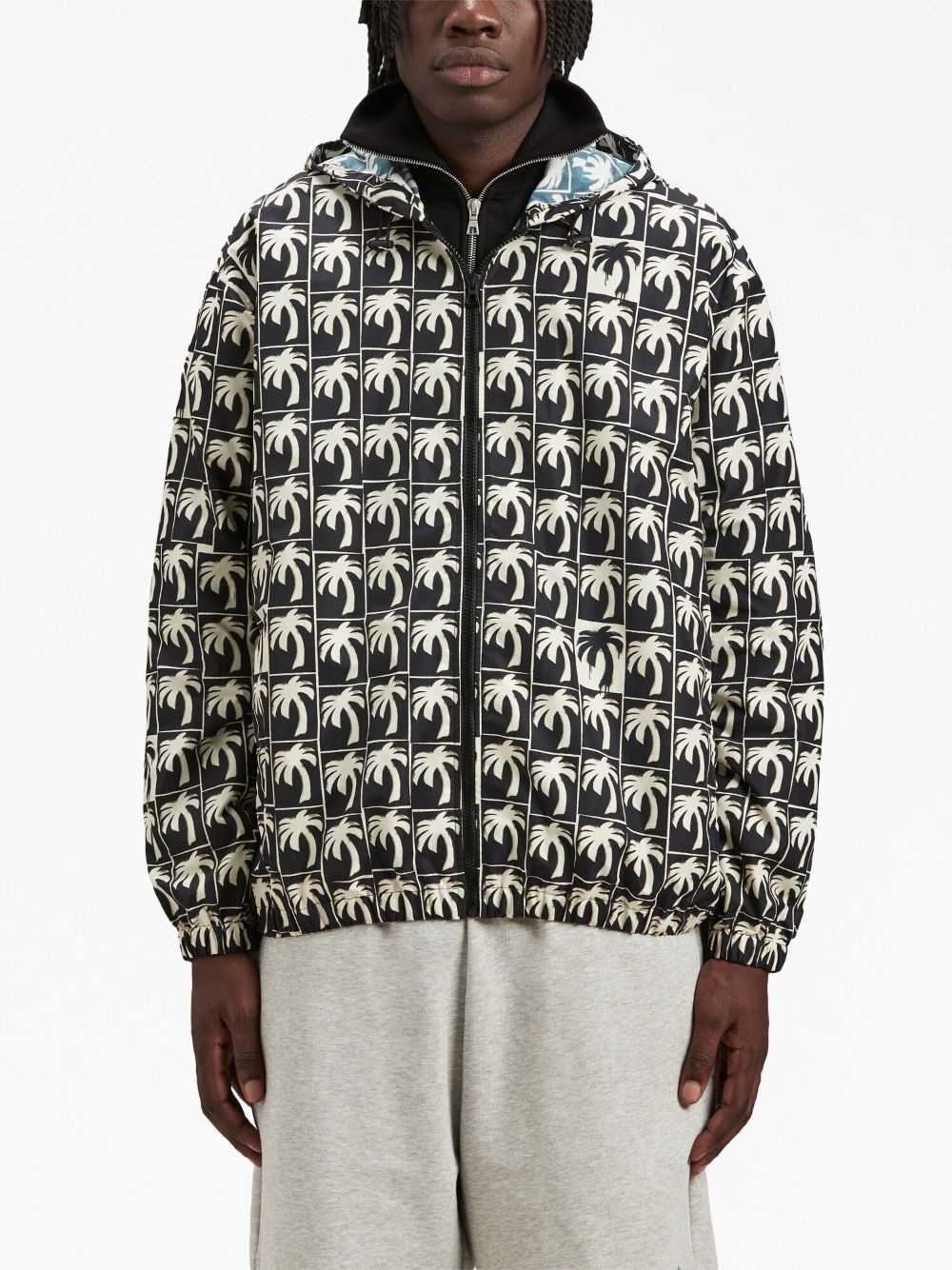 Dripping Palm hooded jacket - 3