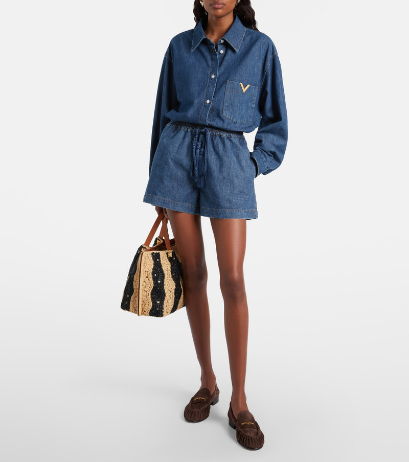 Valentino Denim shorts outlook