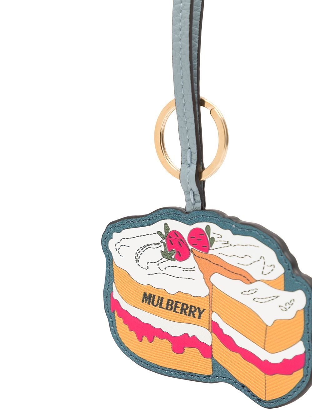 cake leather keyring - 2