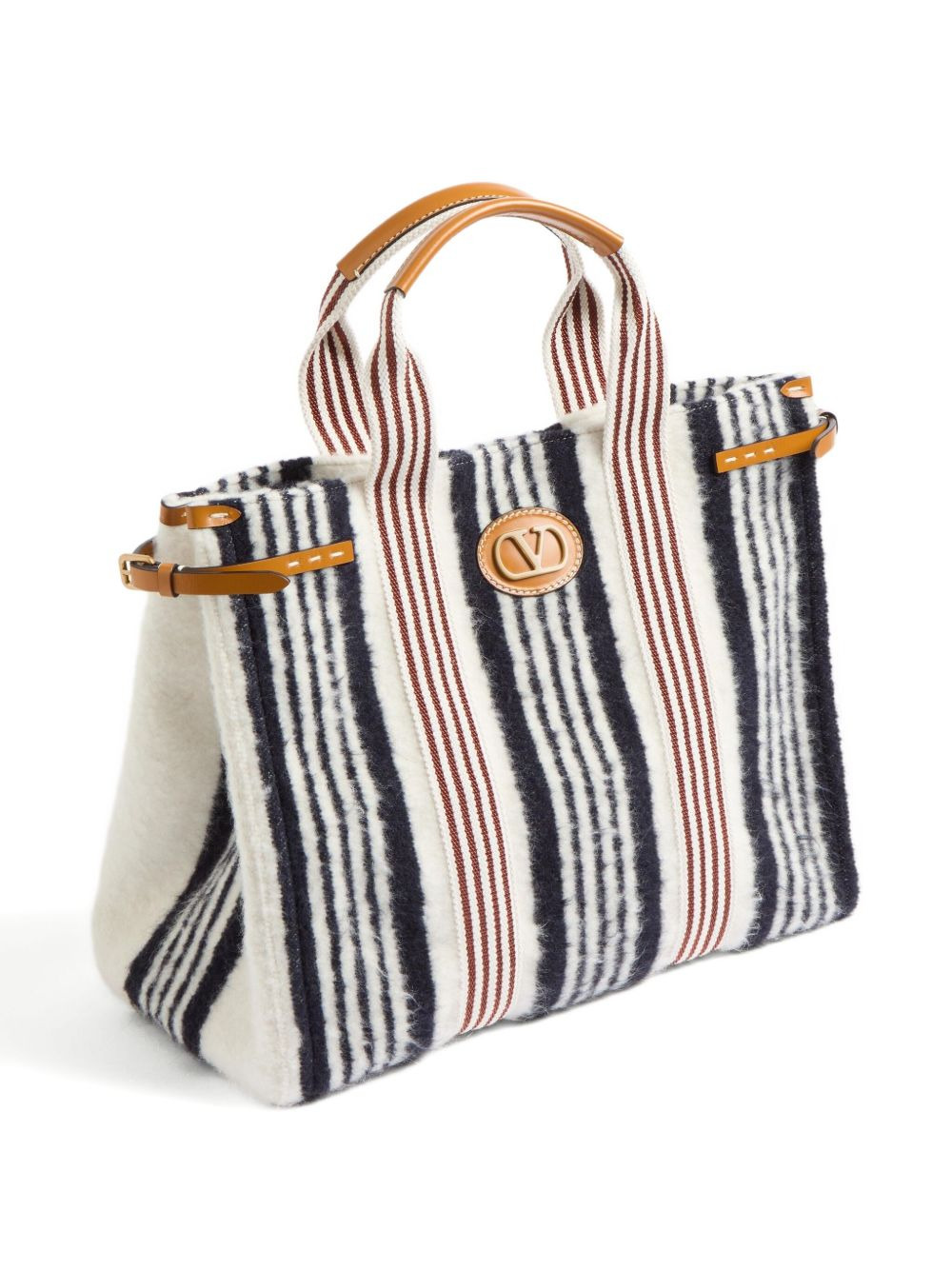 striped tote bag - 5