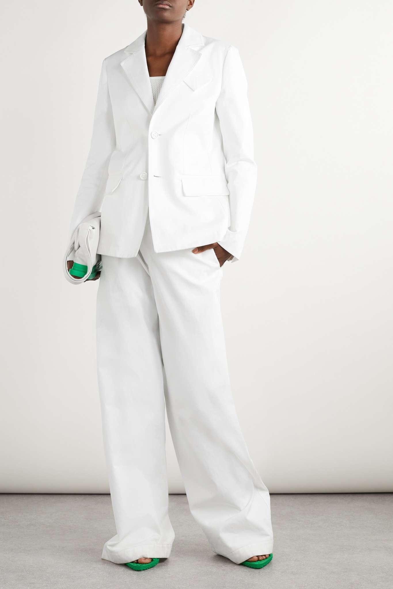 Cotton-twill blazer - 2