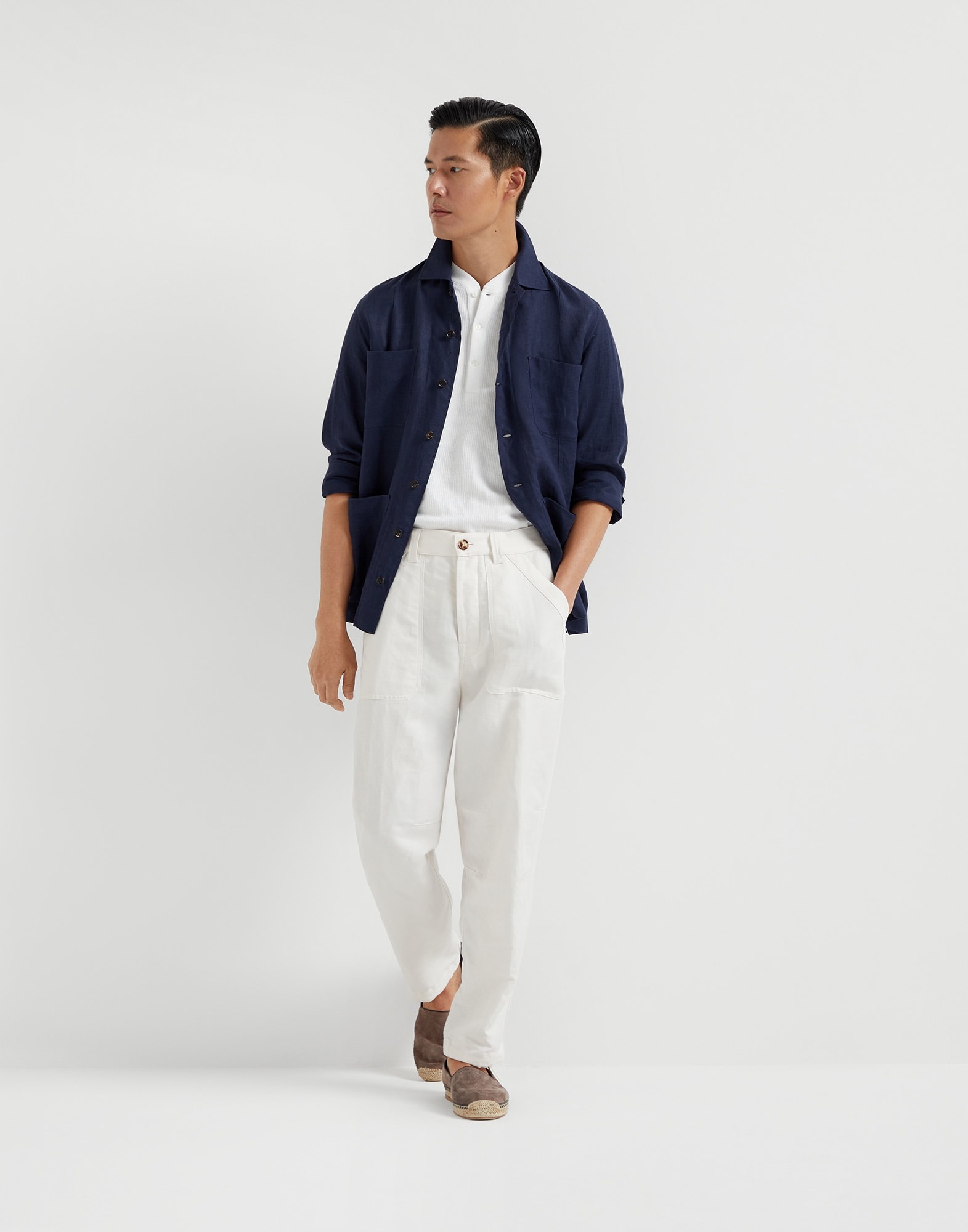 Linen easy fit guayabera - 5