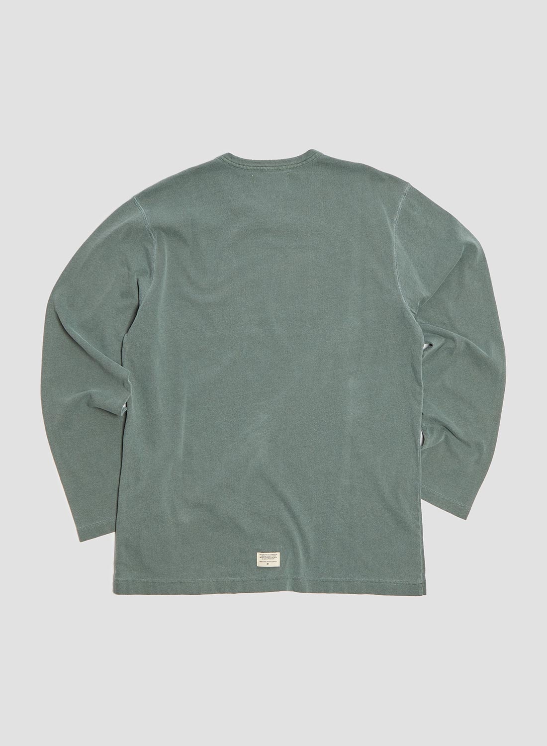 Embroidered Arrow Long Sleeve Tee in Sports Green - 6