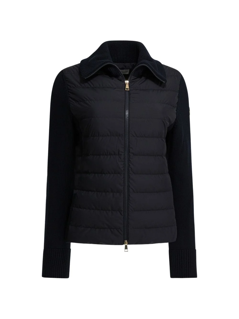 ribbed panelled jacket - 1