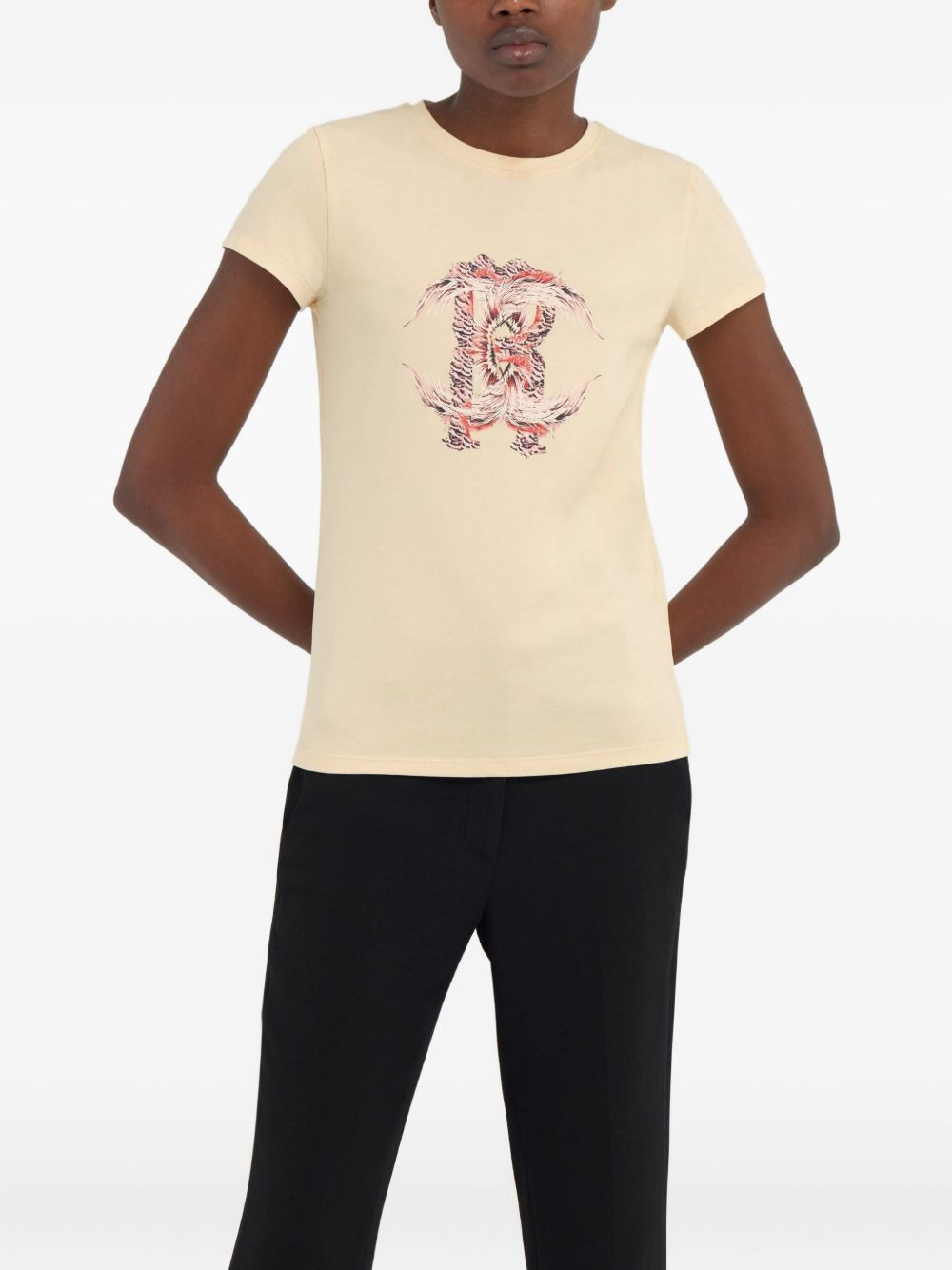 floral-logo T-shirt - 3