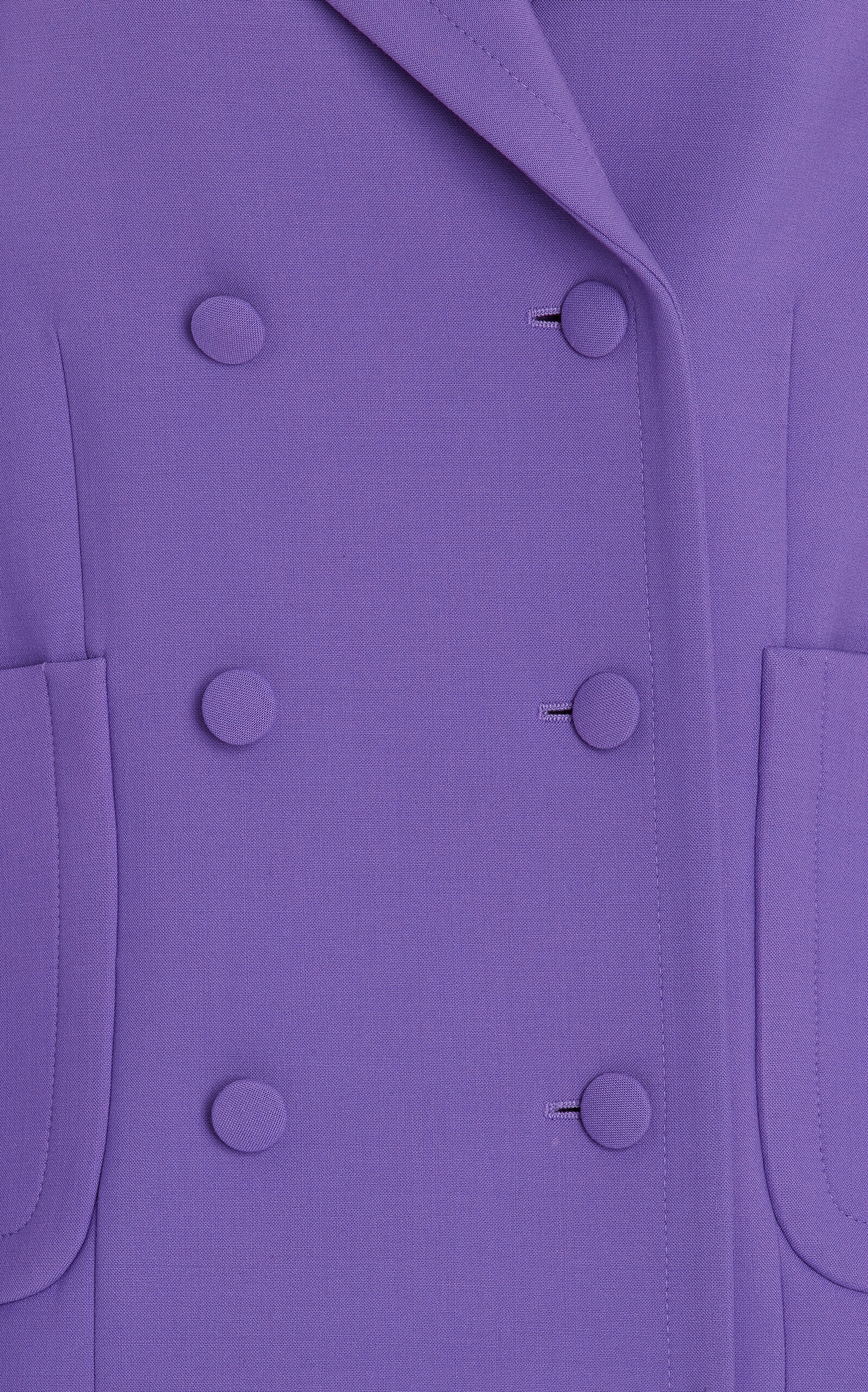 Stretch-Wool Jacket purple - 7