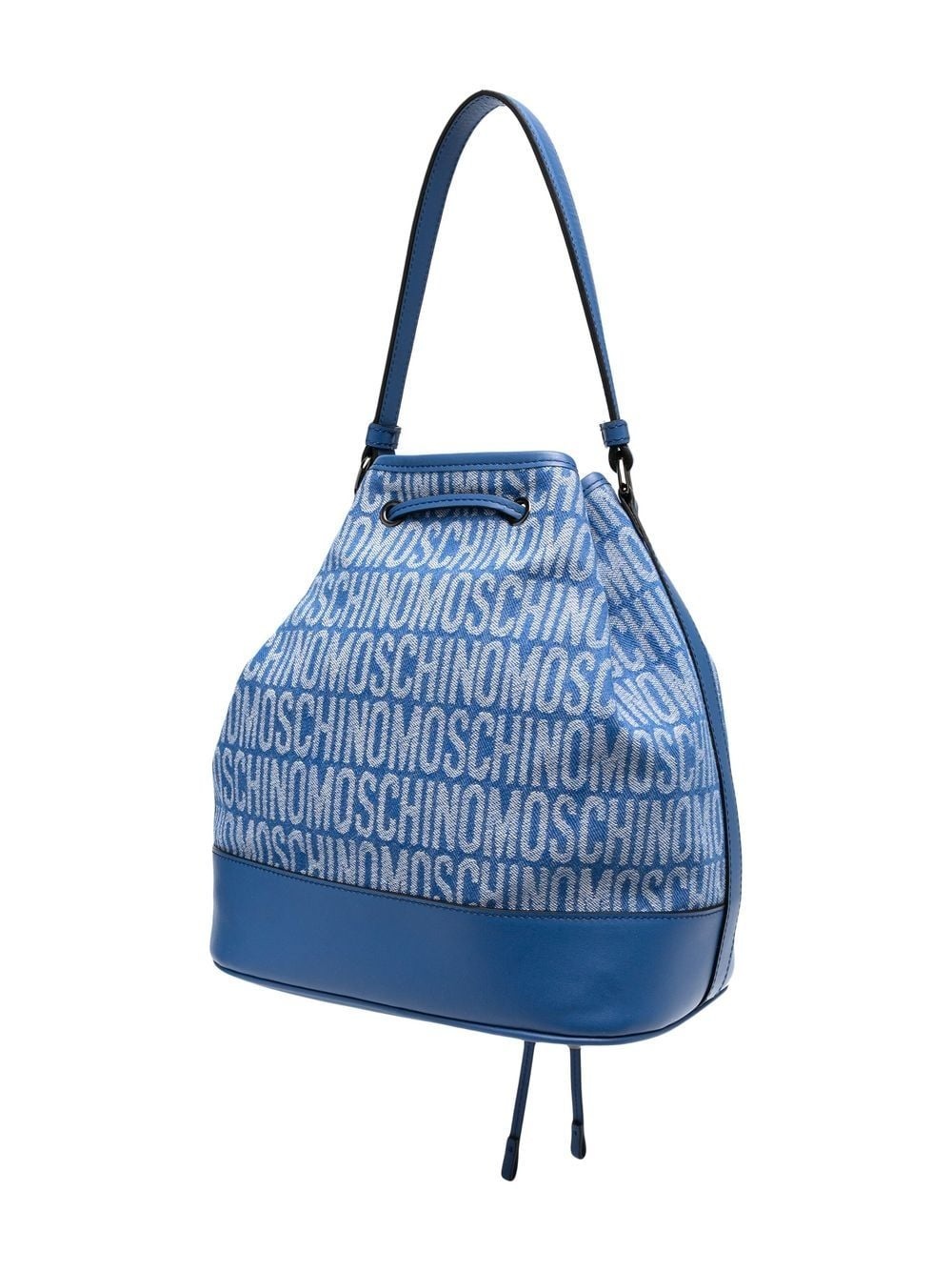 logo-print drawstring bucket bag - 2